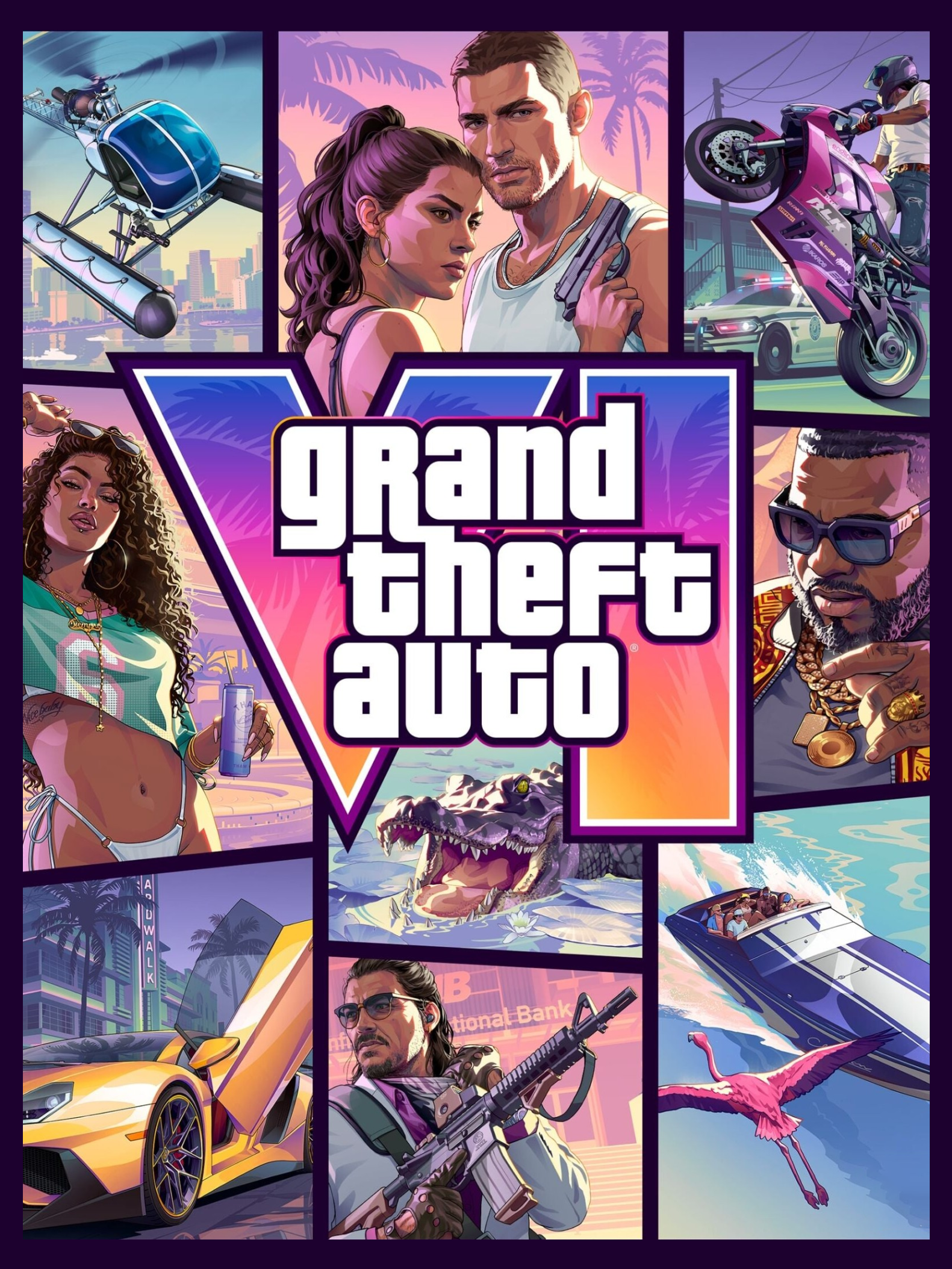 Grand Theft Auto VI key art