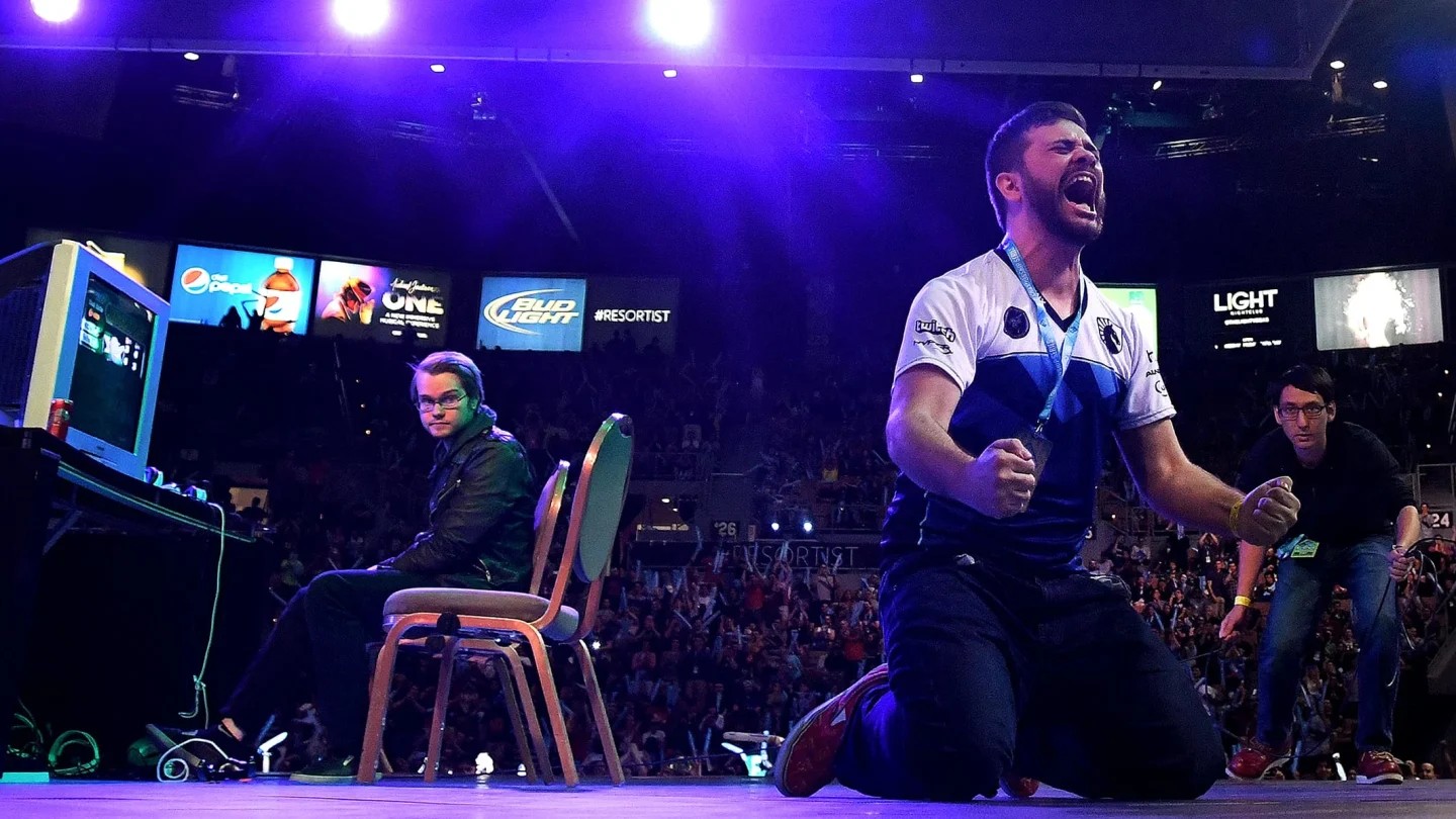 Hungrybox competing in Super Smash Bros. Melee