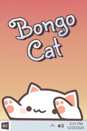 Bongo Cat official Steam key art — Irox Games