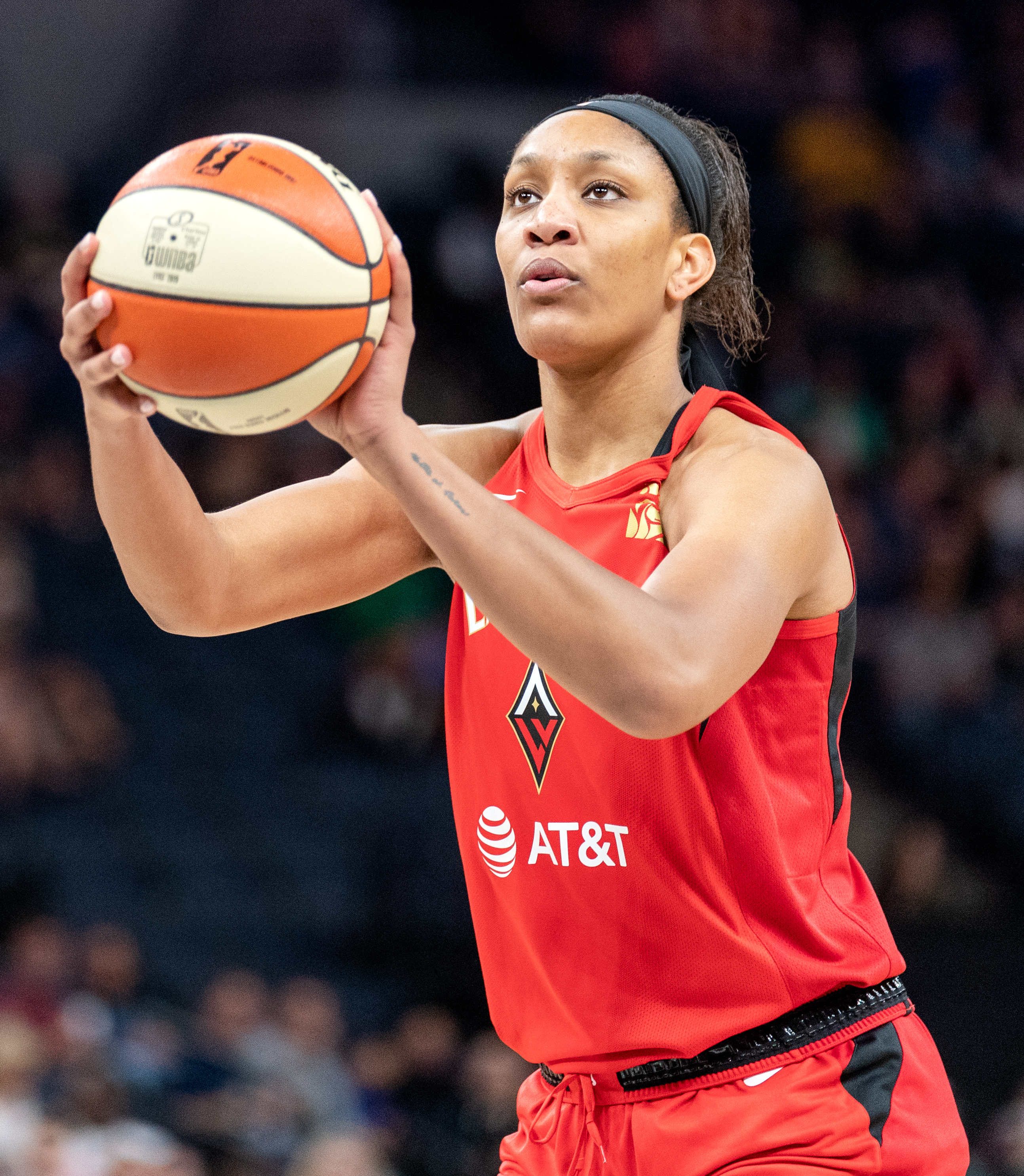 Las Vegas Aces star A'ja Wilson