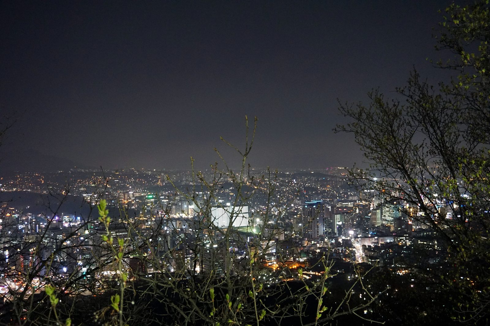 The Seoul skyline at night (file photo)