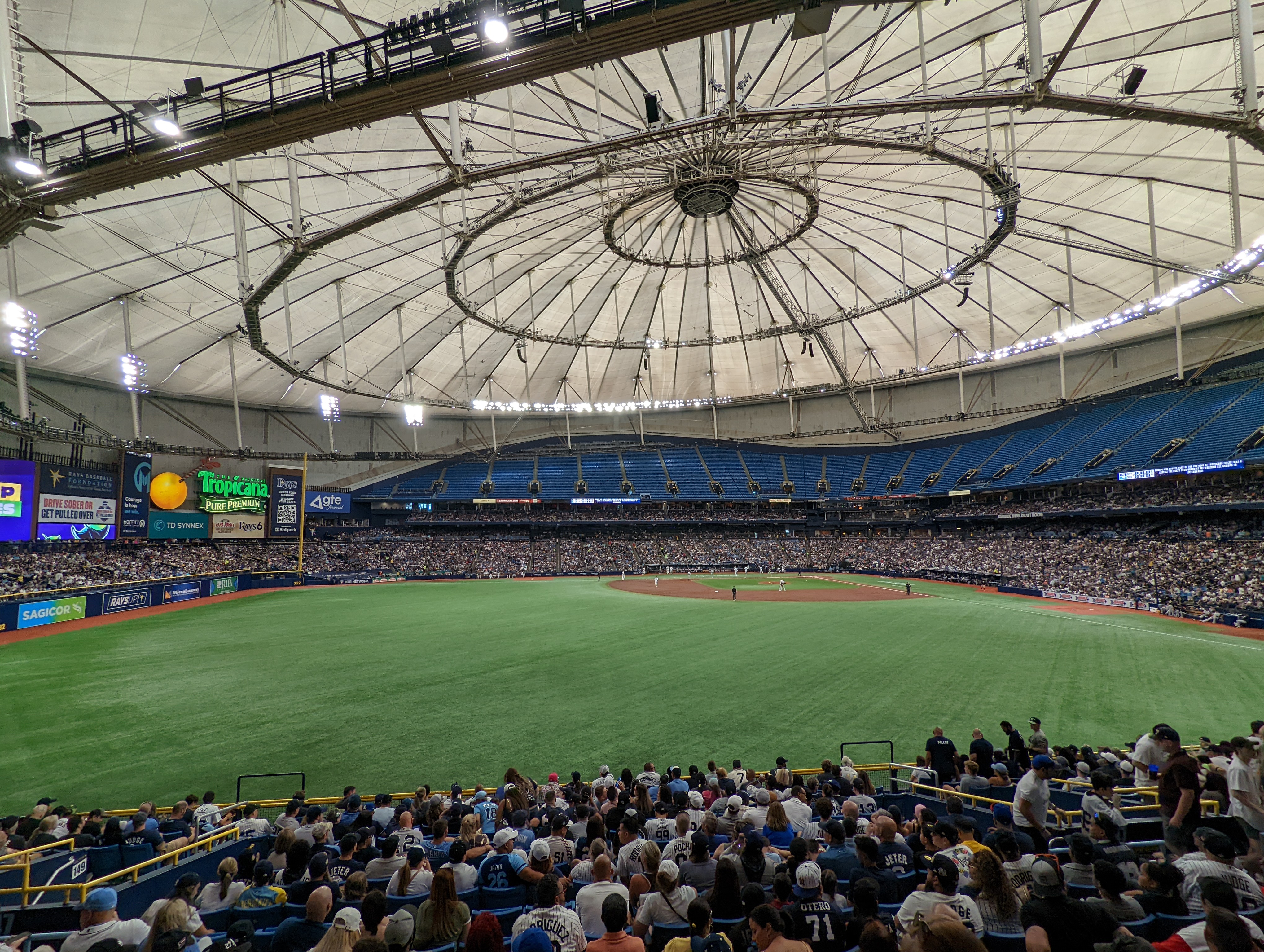 Tropicana Field in St. Petersburg, home of the Tampa Bay Rays (file photo)