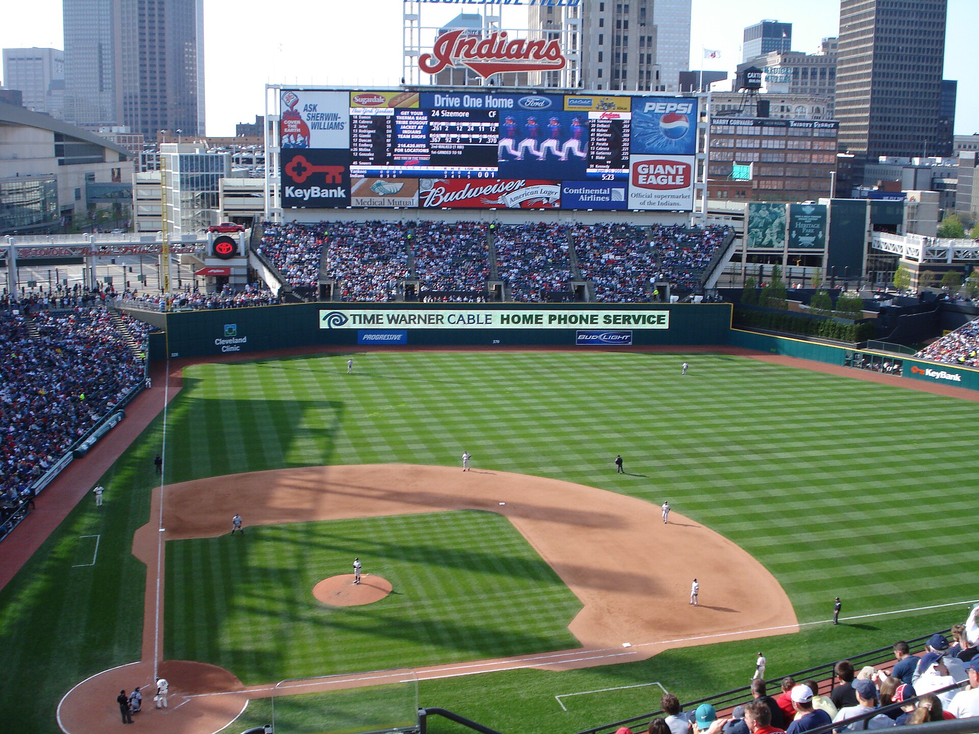 Progressive Field in Cleveland (file photo)