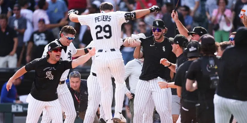Chicago White Sox players celebrate during the 2026 postseason