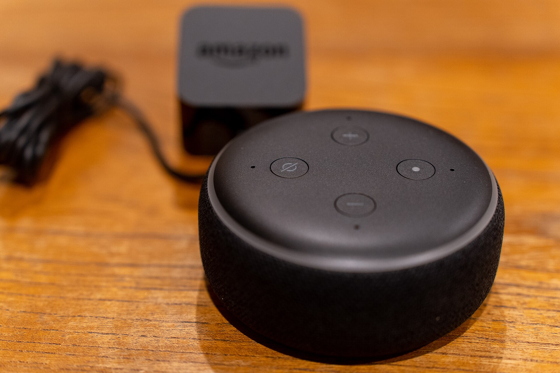Amazon’s Echo smart speaker, a HomeView rival (file photo)