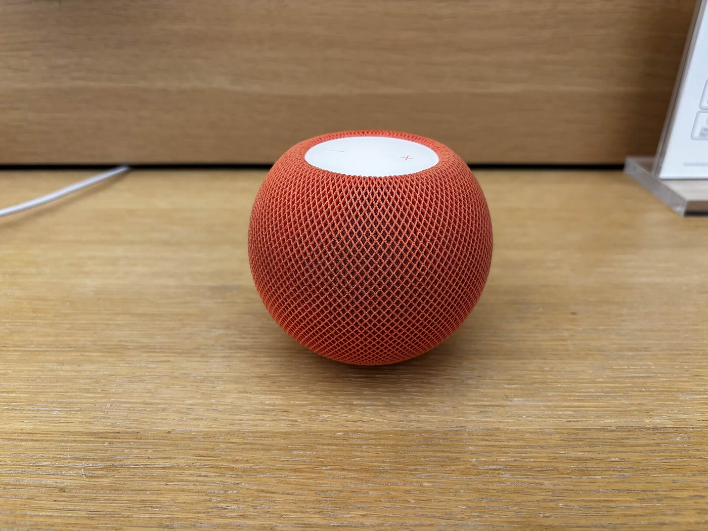 The current-generation HomePod mini, the speaker its successor must beat