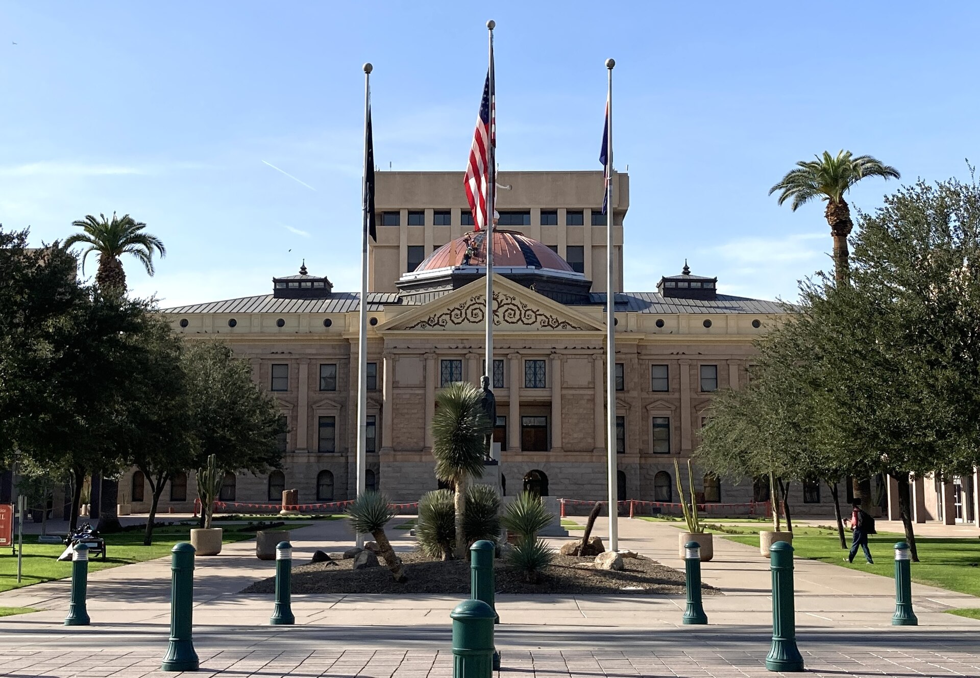 The Arizona State Capitol in Phoenix — Attorney General Kris Mayes's office filed the TikTok lawsuit on Oct. 8, 2026