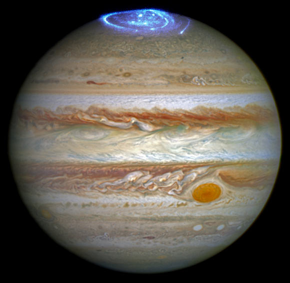 Jupiter&rsquo;s auroras captured in ultraviolet light