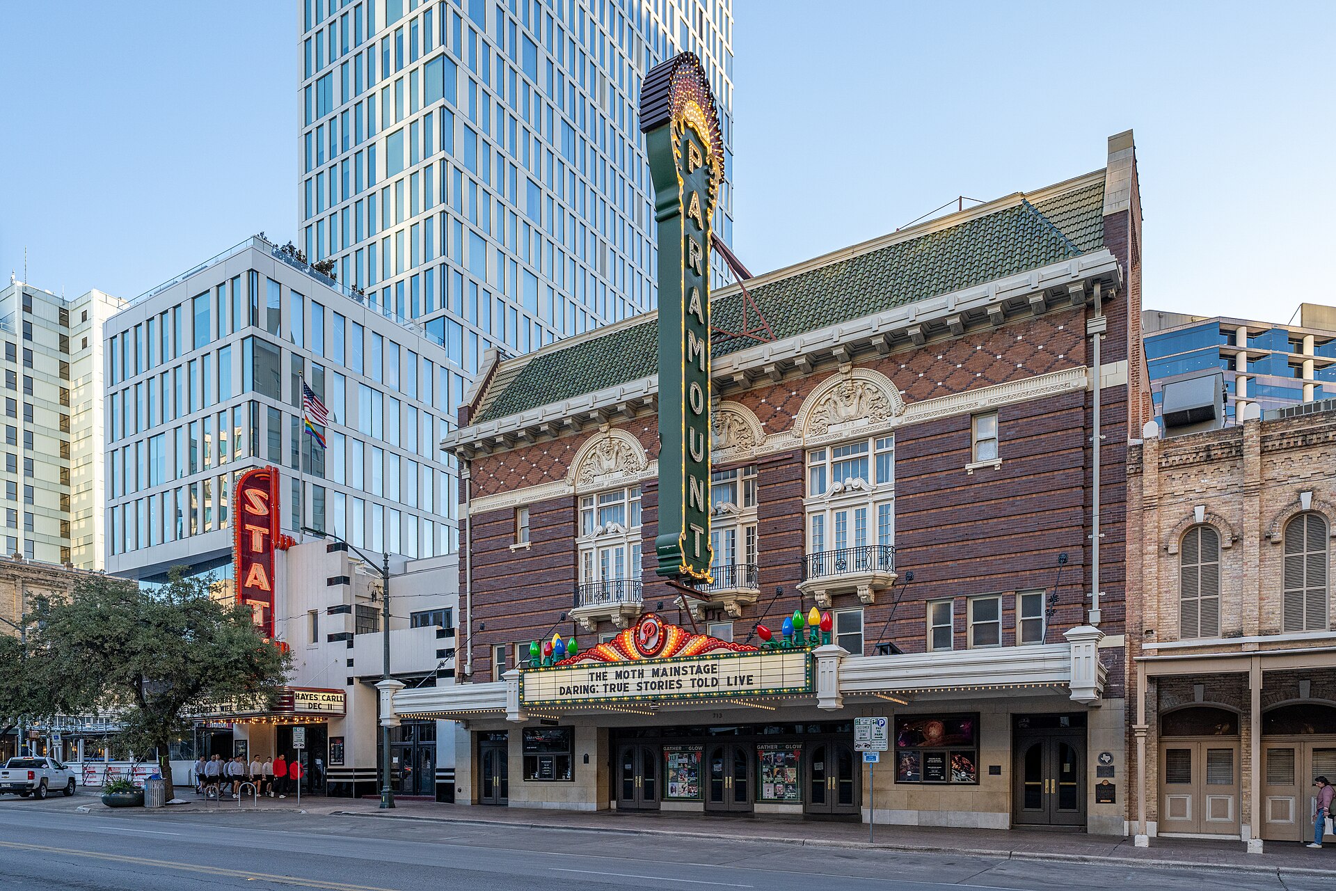 A historic theatre marquee in Austin (file photo)