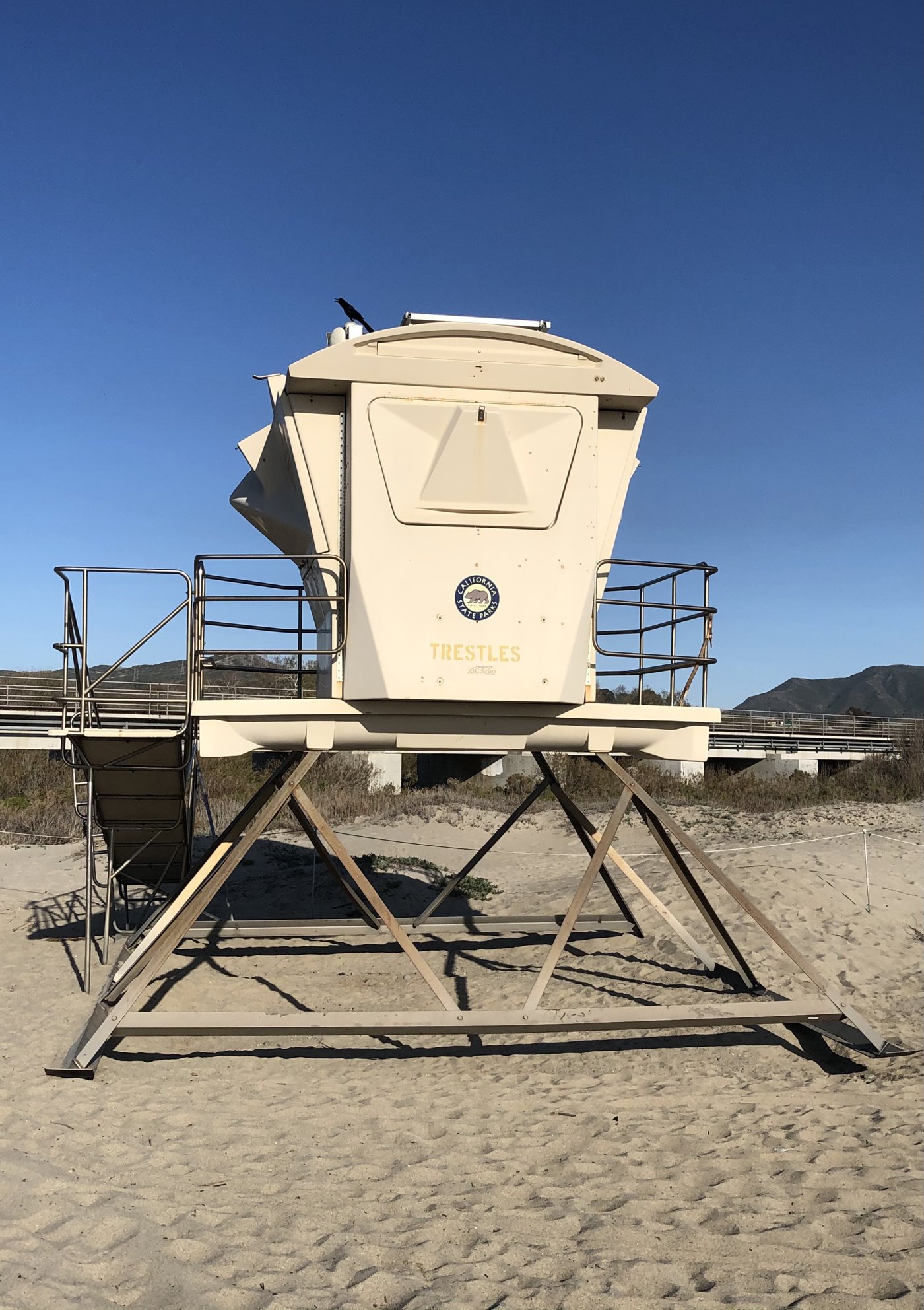 A lifeguard tower at Trestles, San Clemente (file photo)