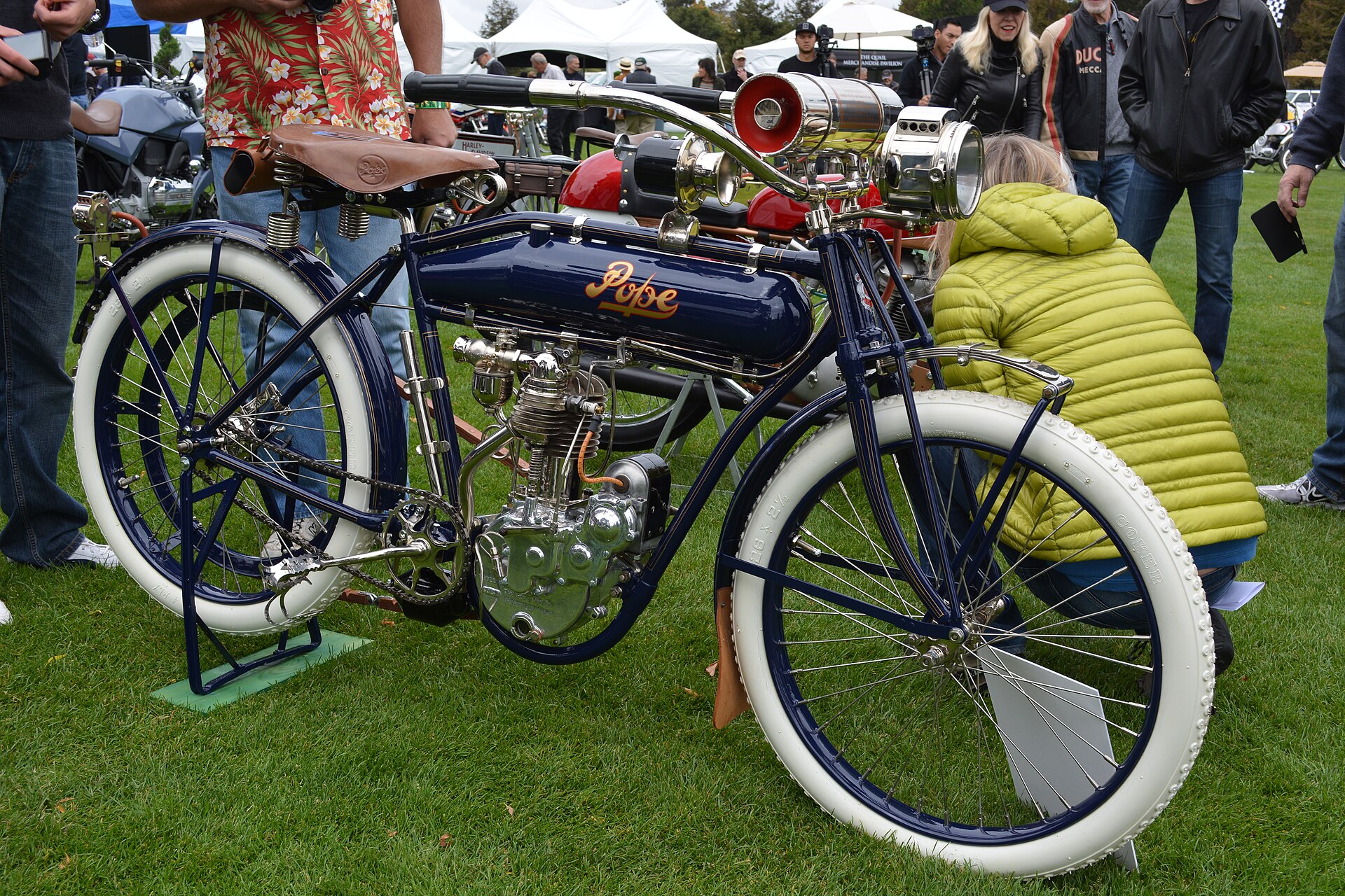 A vintage motorcycle (file photo)