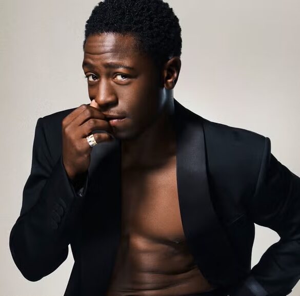 David Jonsson in a portrait — the actor cast as the adult Prince T'Challa II