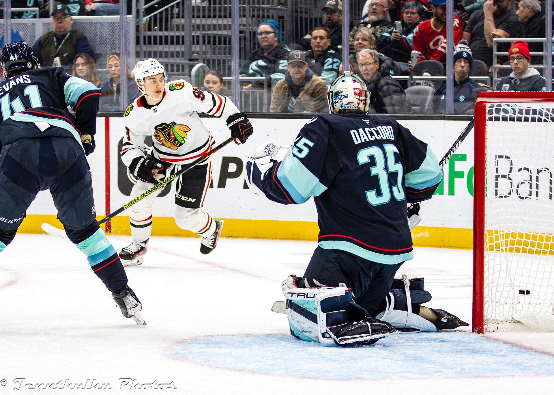 Connor Bedard of the Chicago Blackhawks (file photo)