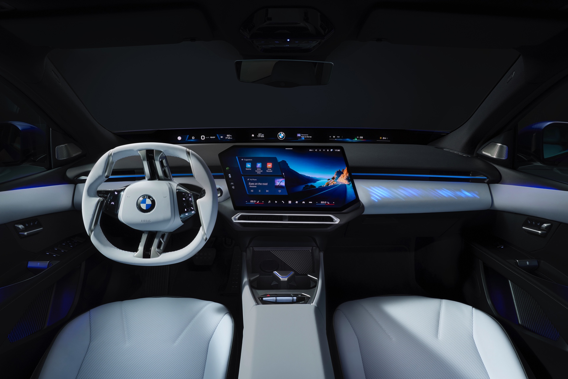 The new BMW i3 interior with Panoramic iDrive