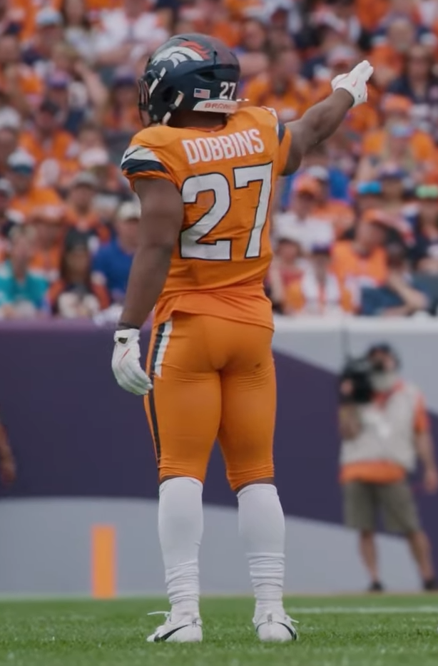J.K. Dobbins of the Denver Broncos
