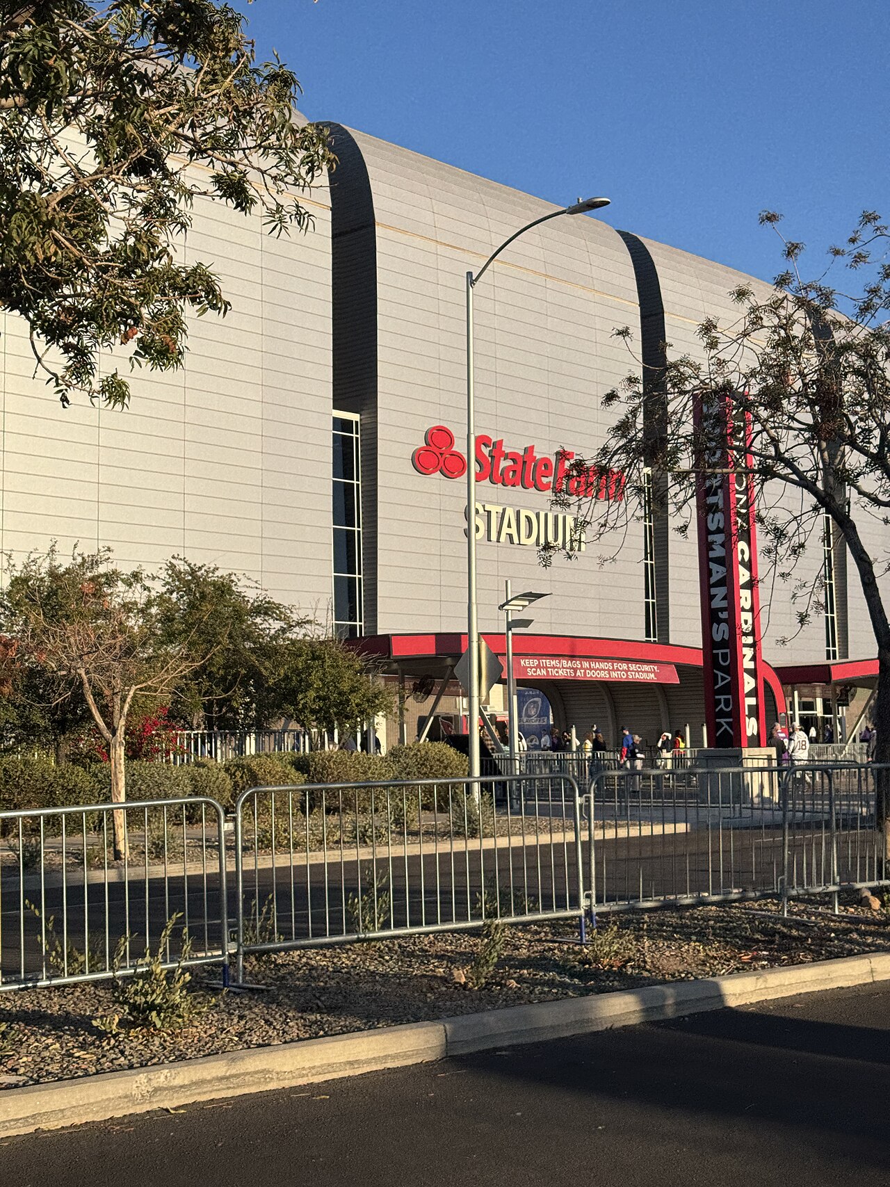 State Farm Stadium, the Cardinals home in Glendale, Arizona