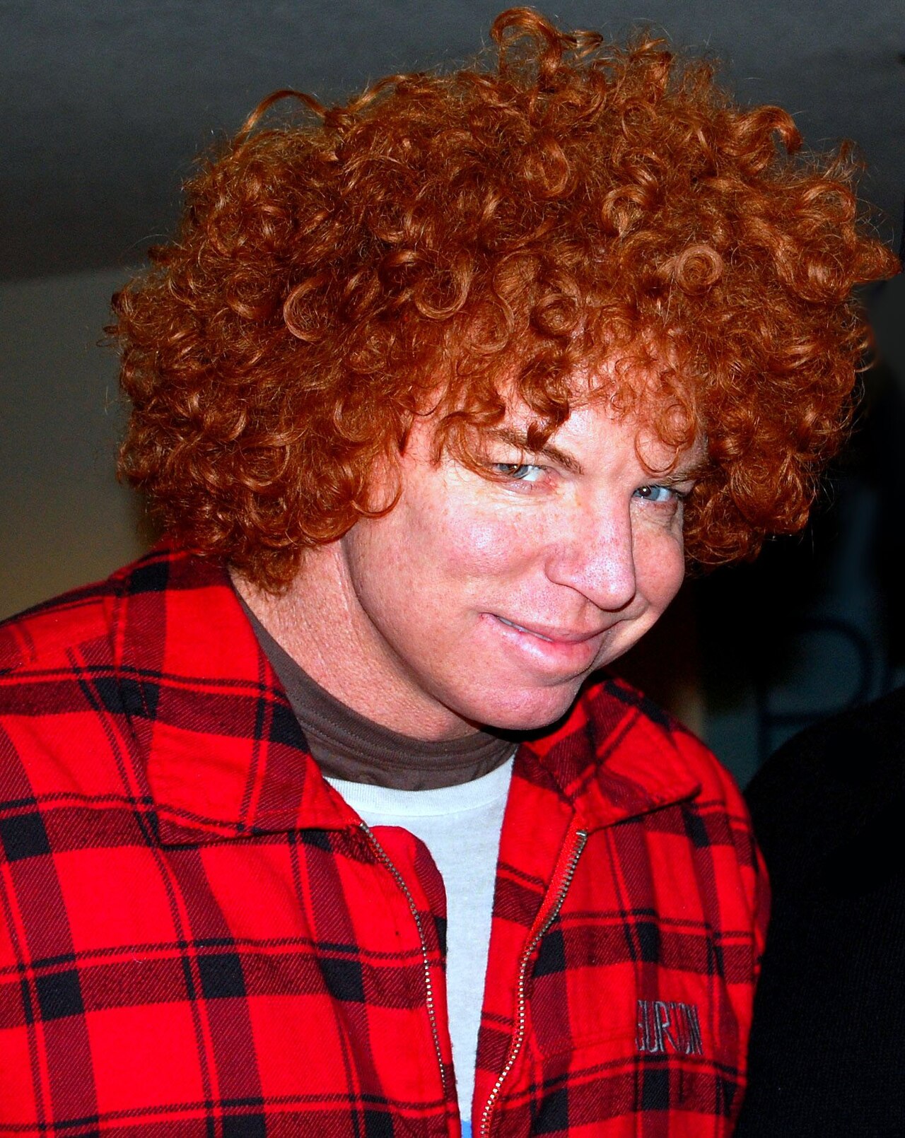 Carrot Top performing onstage in Las Vegas