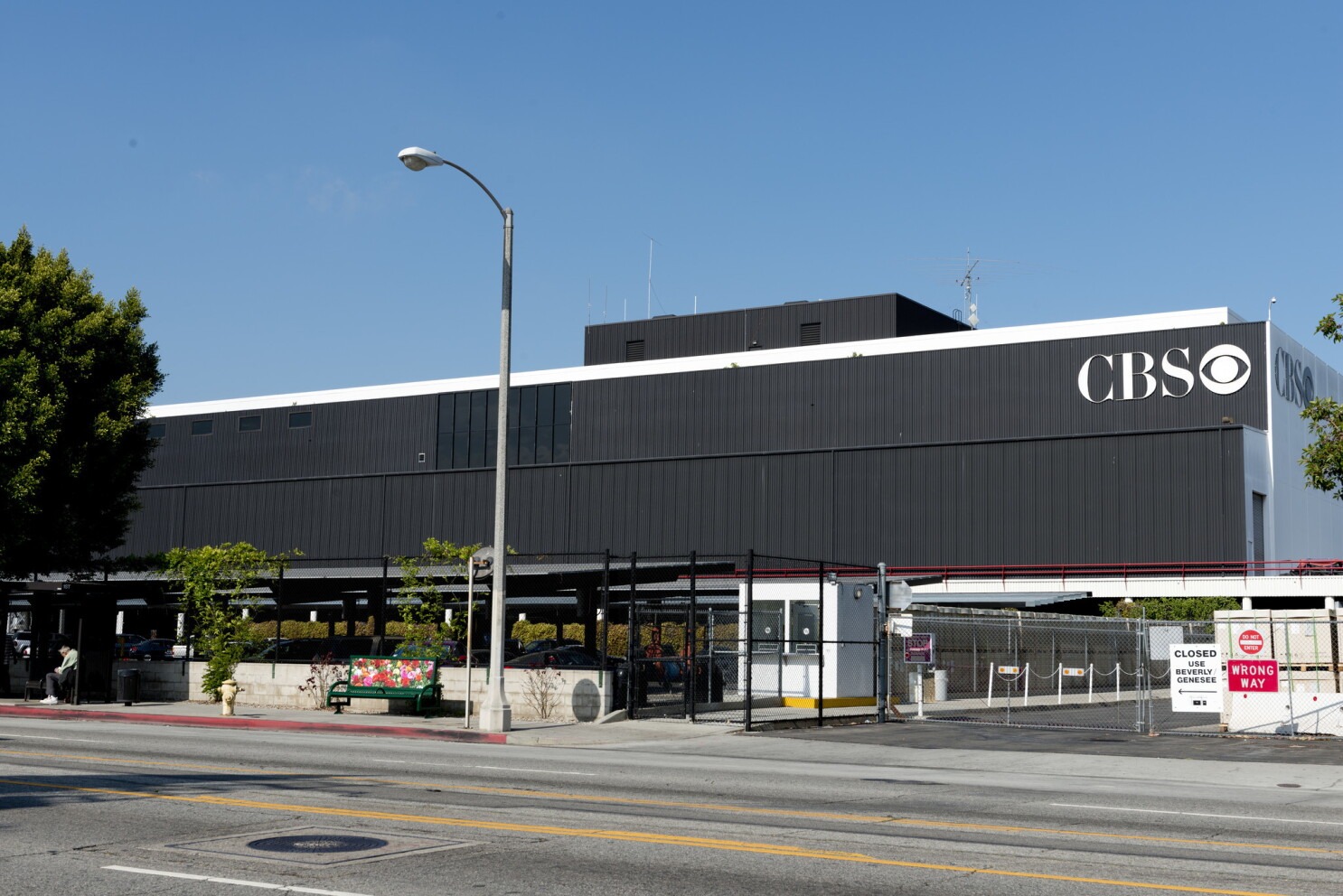 The CBS Television City building in Los Angeles