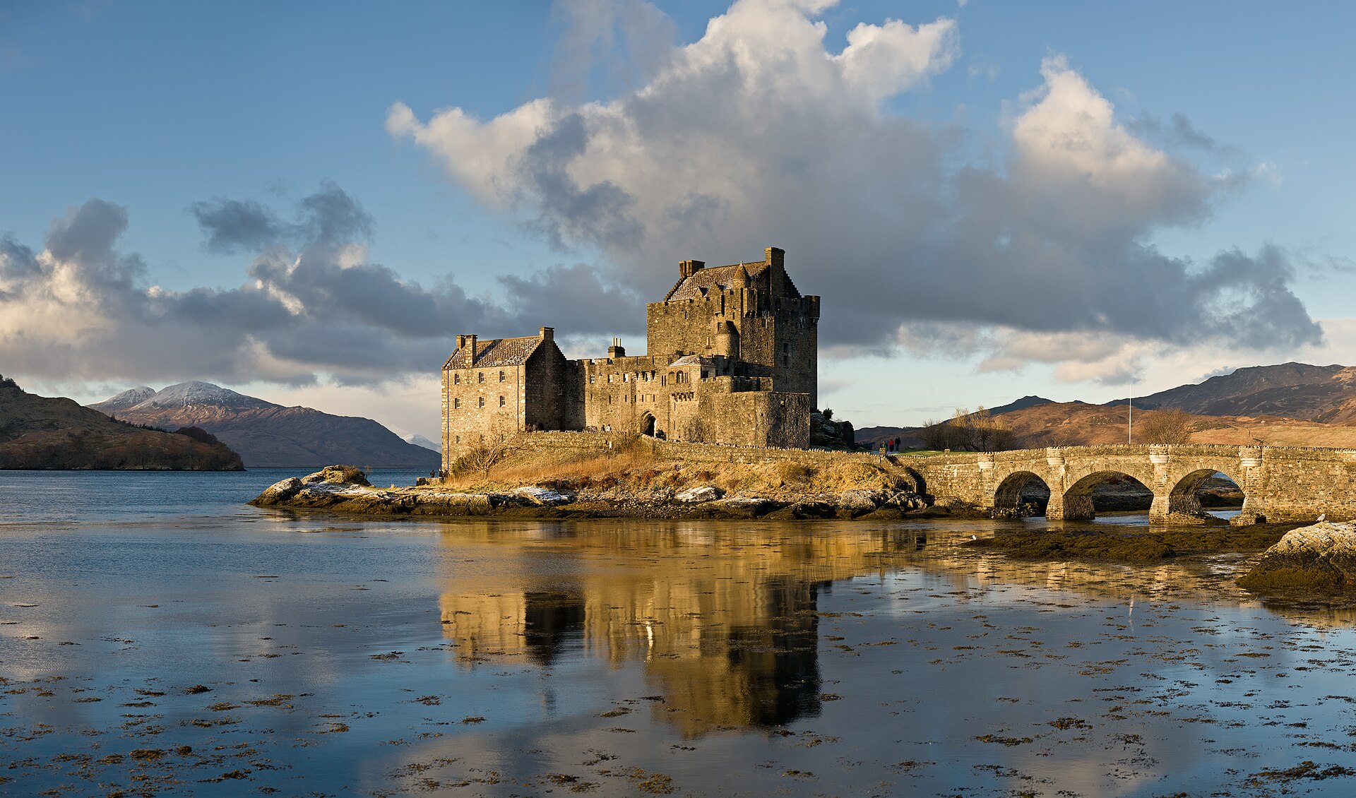 A castle in the Scottish Highlands, where The Traitors is filmed (file photo)