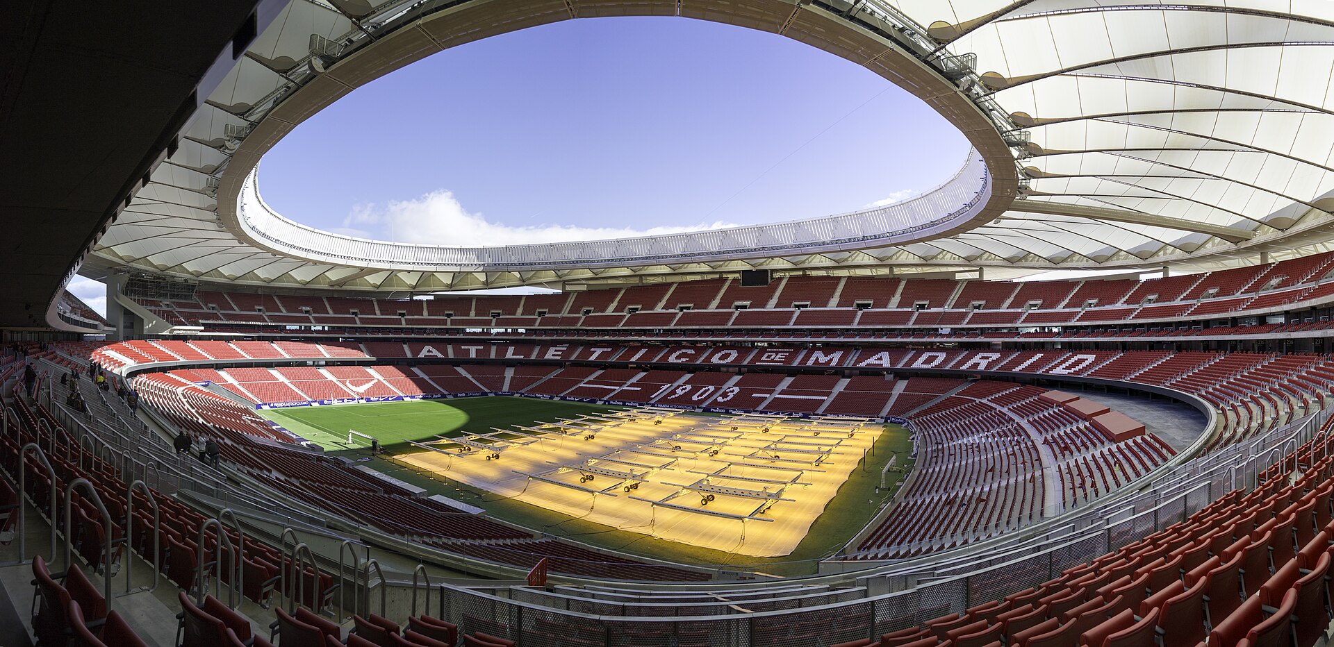 Inside Atlético Madrid's Metropolitano Stadium in Madrid (file photo)