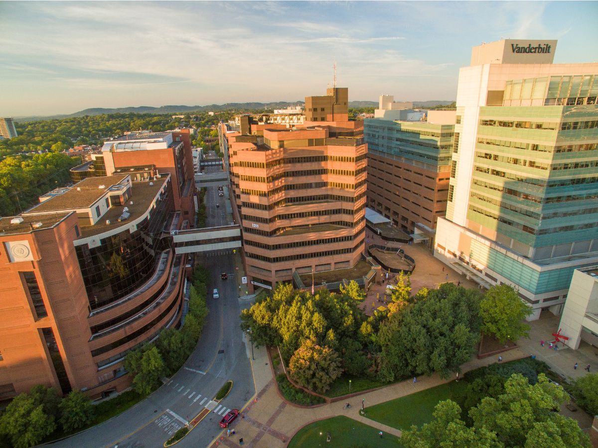 Vanderbilt University Medical Center in Nashville, where Christa Pike is receiving critical care