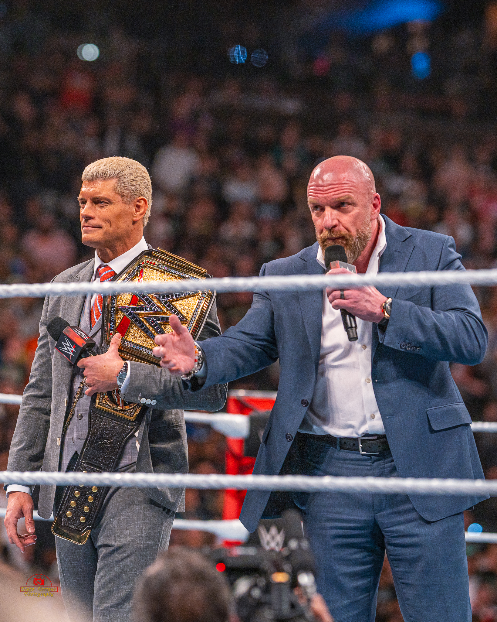 Cody Rhodes with Triple H at the Raw after WrestleMania XL