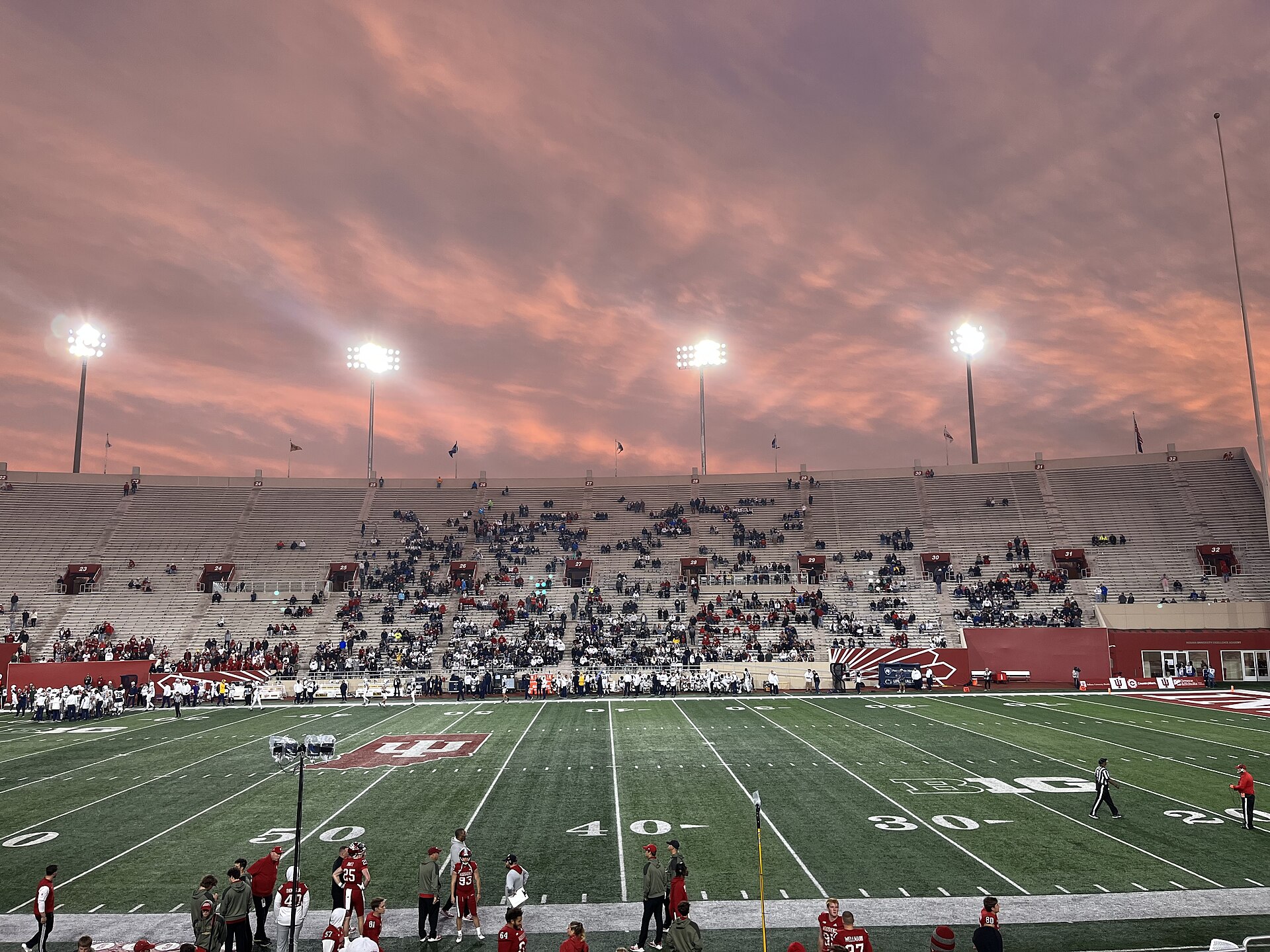 Memorial Stadium in Bloomington, Indiana, during an Indiana Hoosiers football game (file photo)