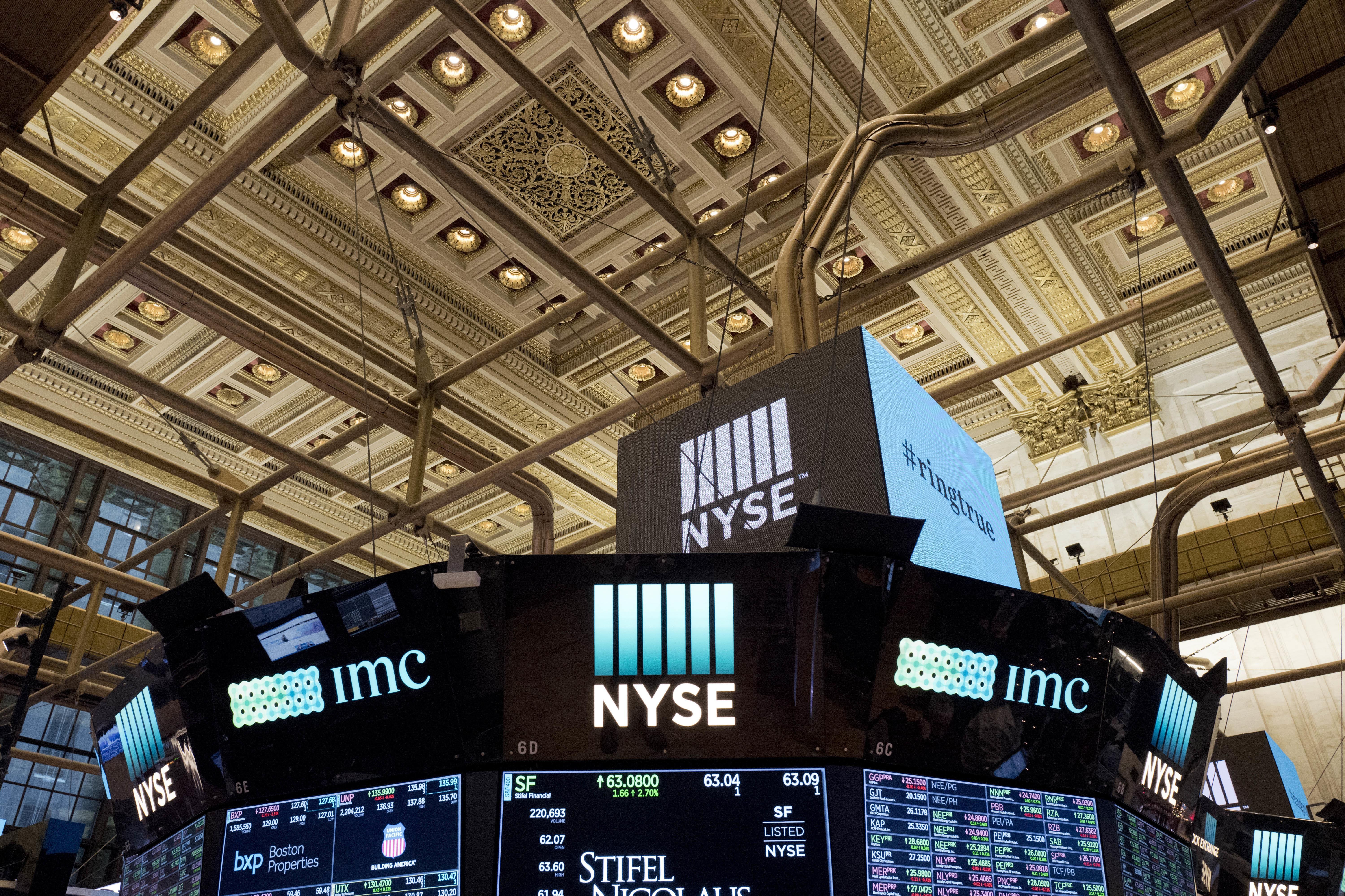 Wall Street financial district