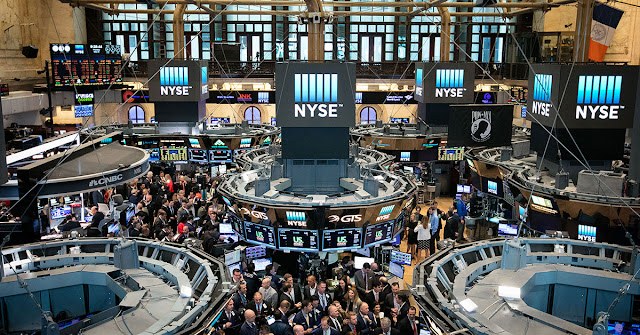 Stock market trading screens