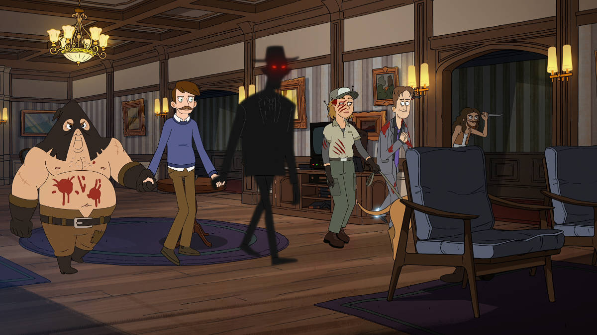 Will Forte and Duncan Trussell in Netflix’s animated series Haunted Hotel, season 2 streaming October 9