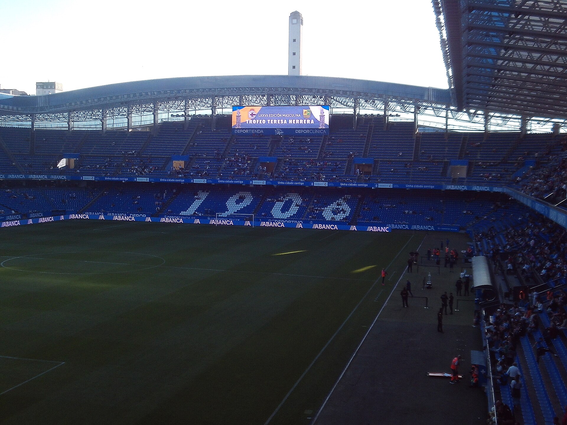Estadio de Riazor in A Coruna, home of Deportivo La Coruna