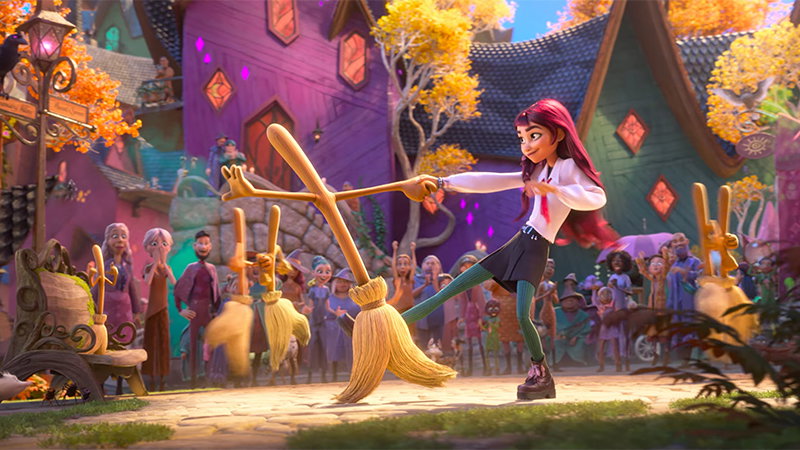 Billie Doe in a still from the Hexed trailer