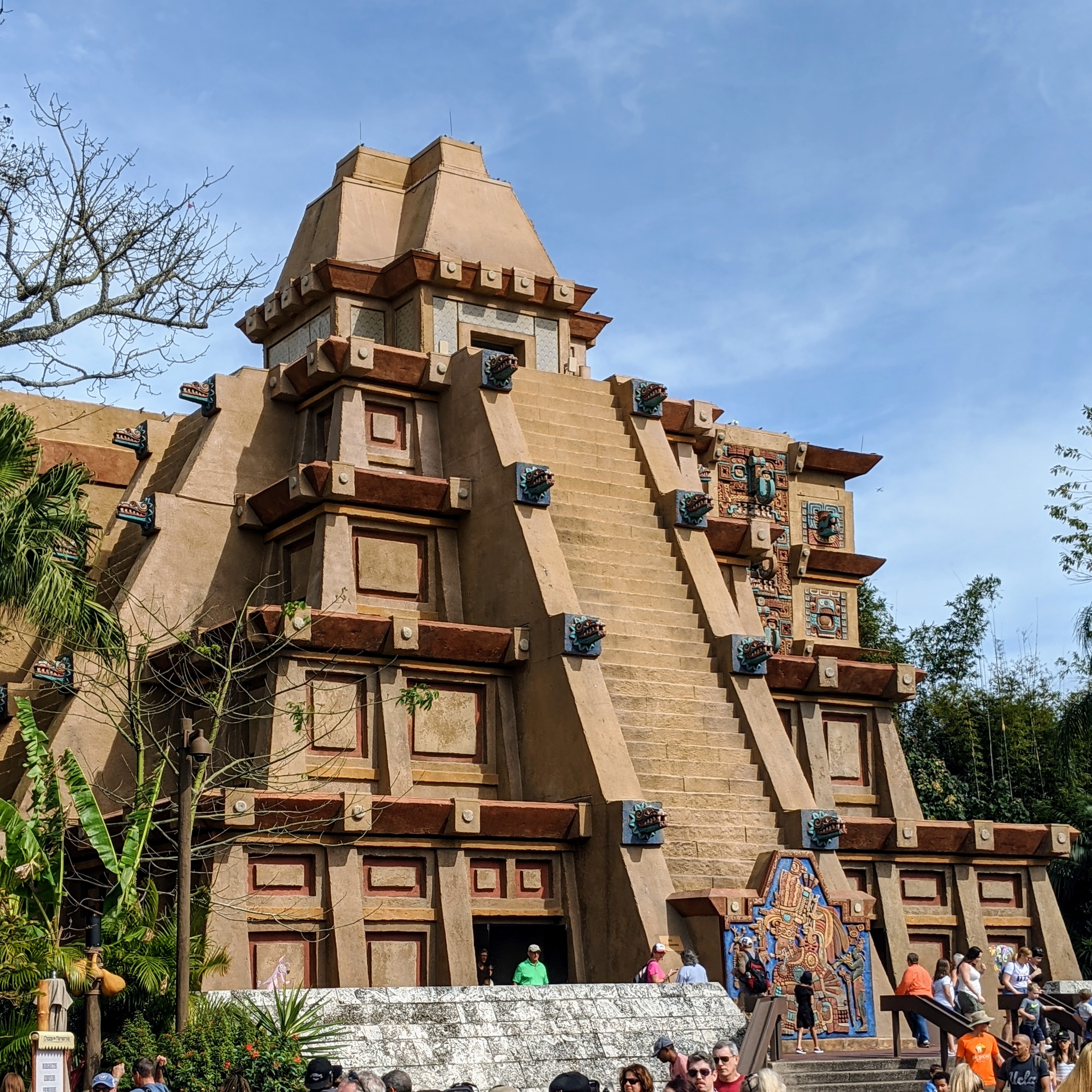 The Mexico pavilion pyramid at Epcot in daylight (file photo)