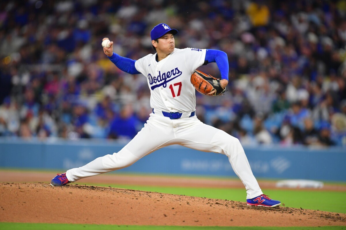 Shohei Ohtani of the Los Angeles Dodgers