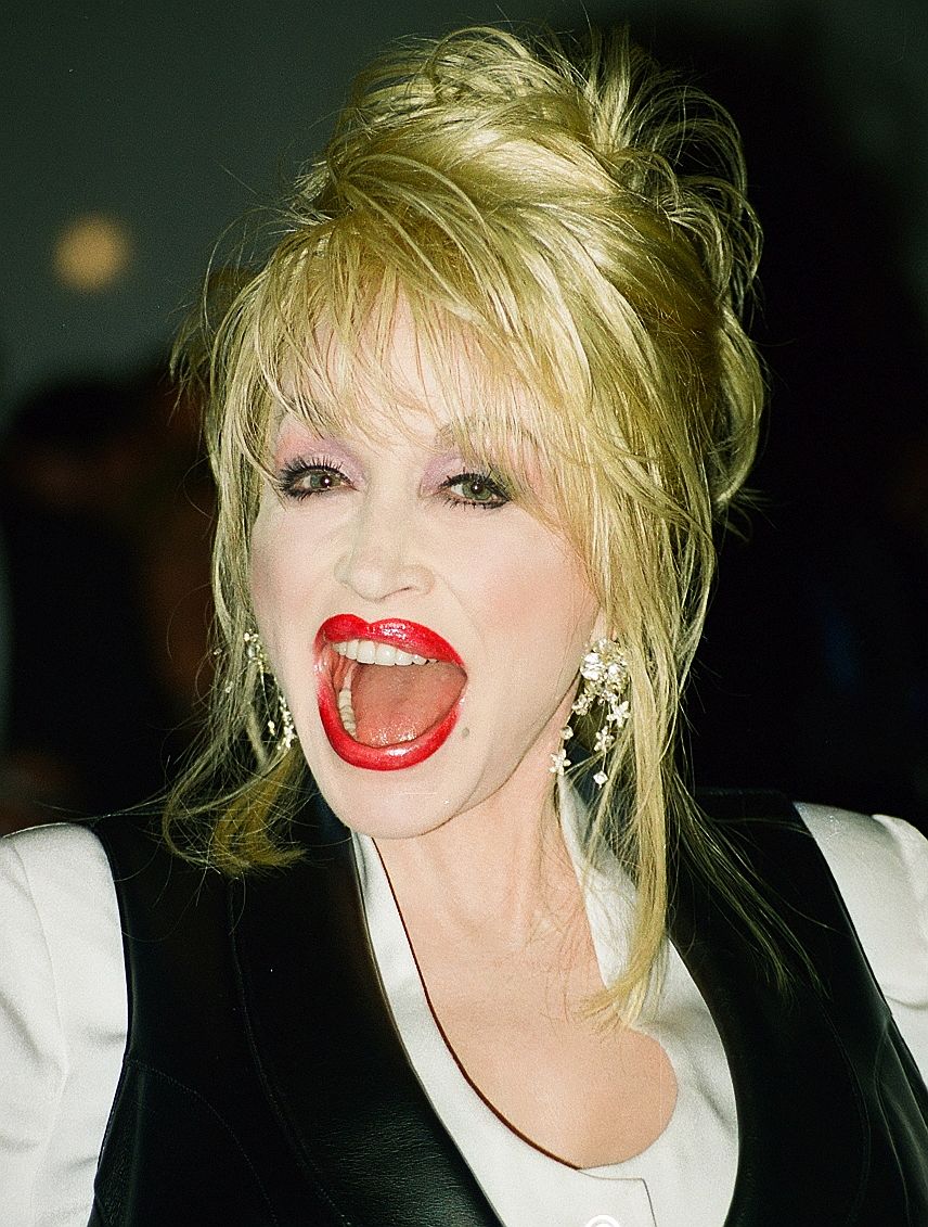 Dolly Parton laughing (file photo)