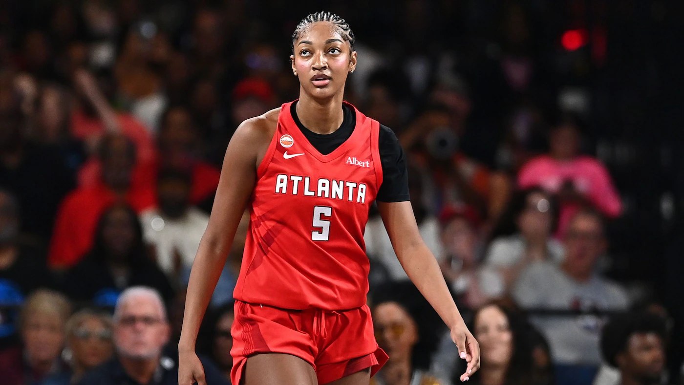 Atlanta Dream forward Angel Reese, the 2026 WNBA Defensive Player of the Year (file photo)
