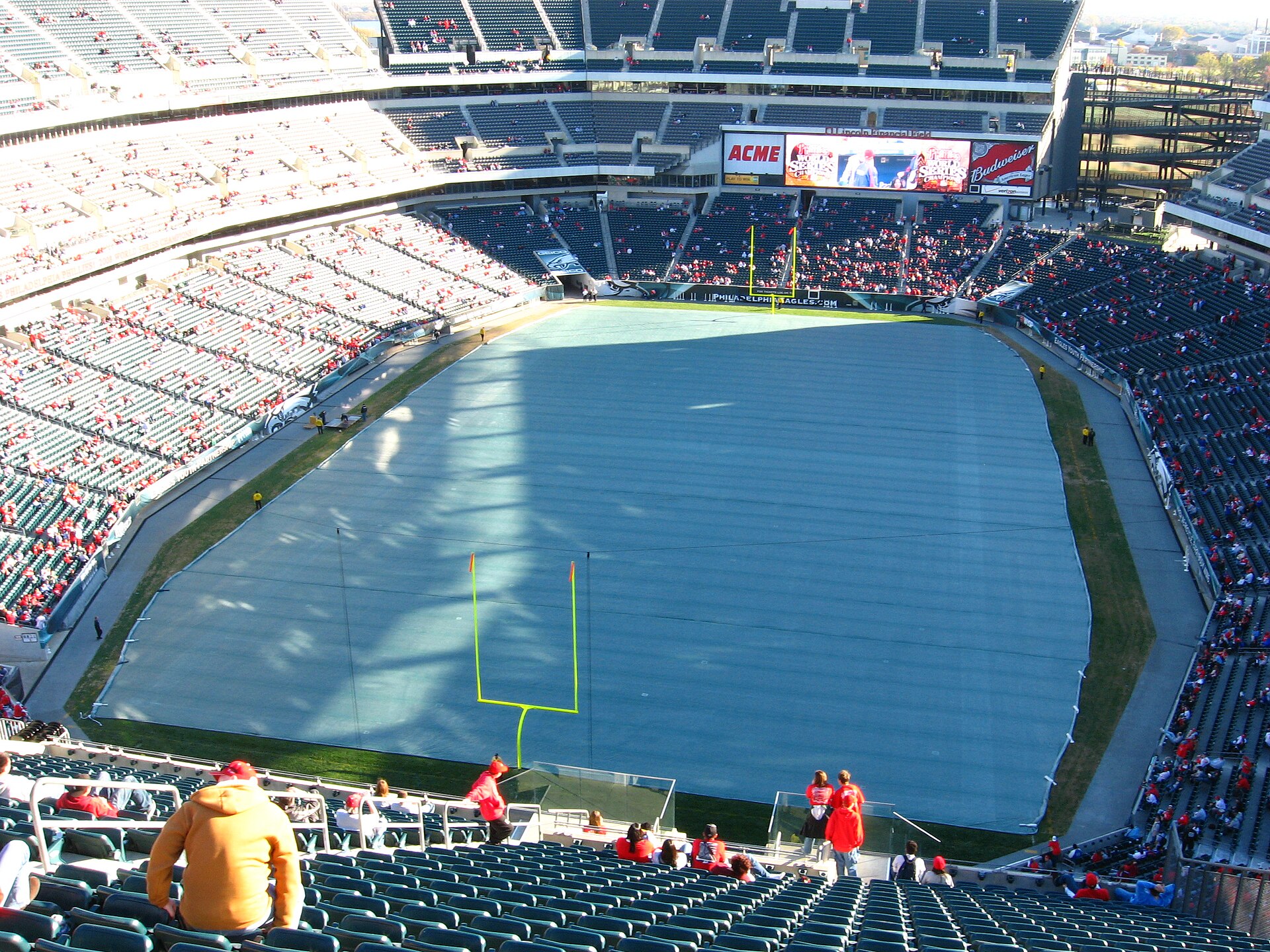 Philadelphia Eagles players on the field