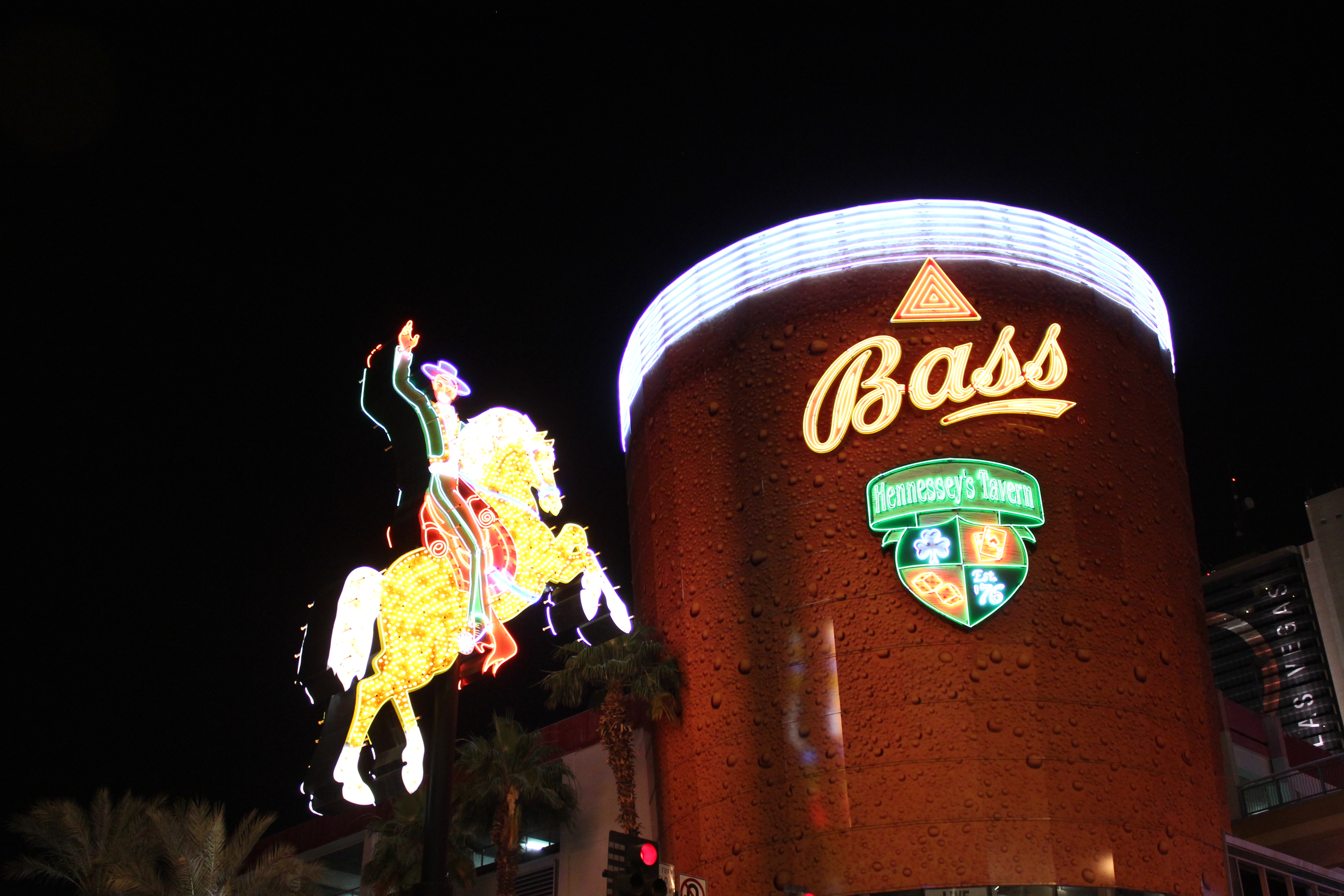 The Fremont Street Experience canopy in downtown Las Vegas (file photo)