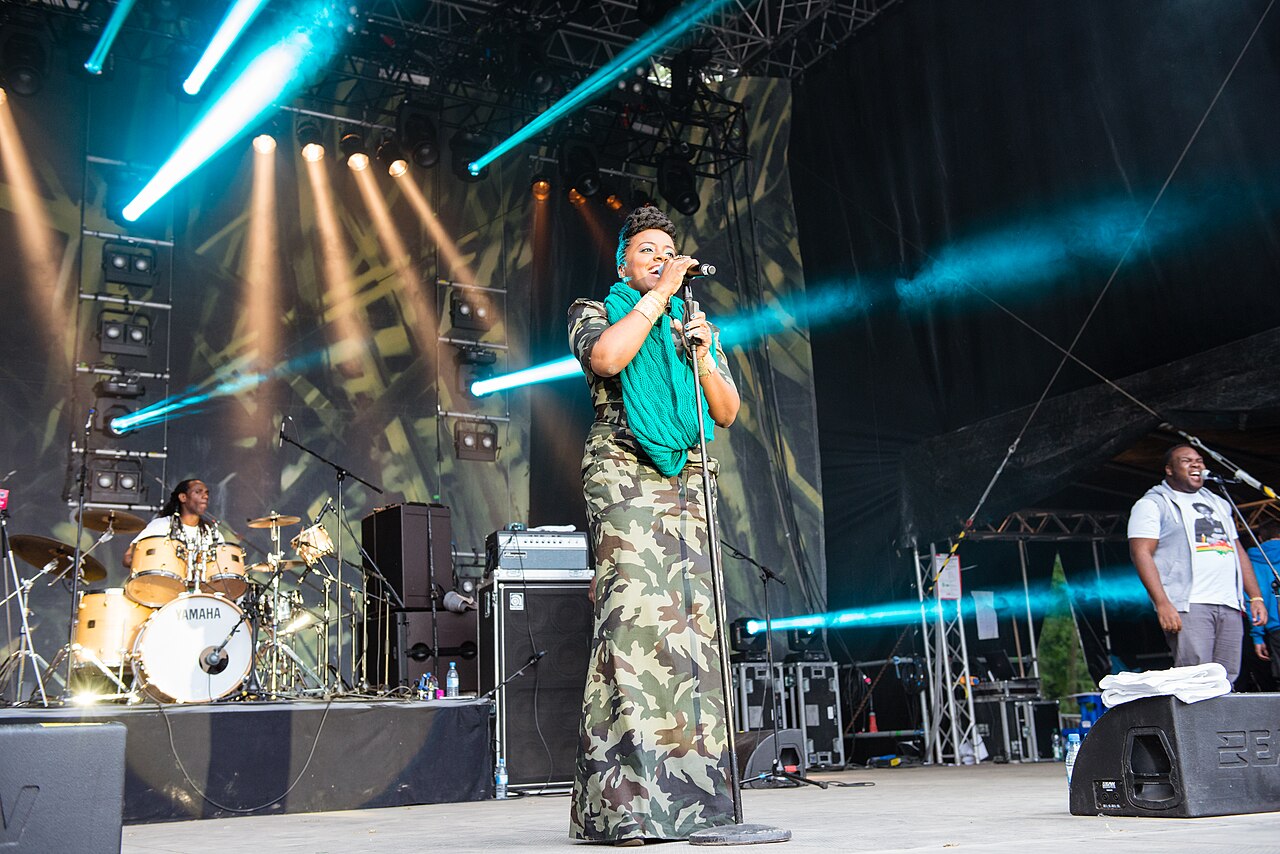 Etana performing at Ruhr Reggae Summer in Dortmund