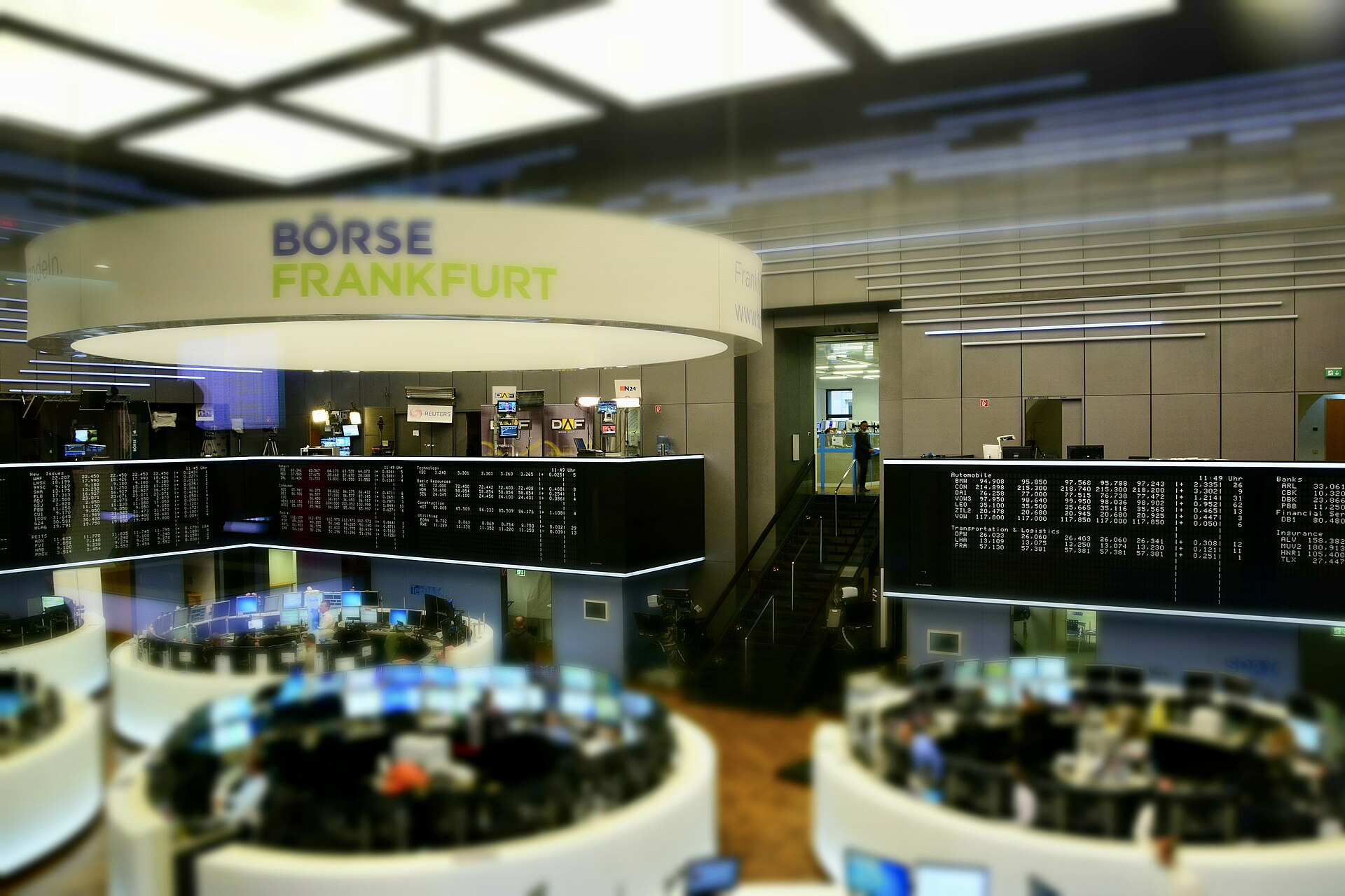 The Frankfurt Stock Exchange building