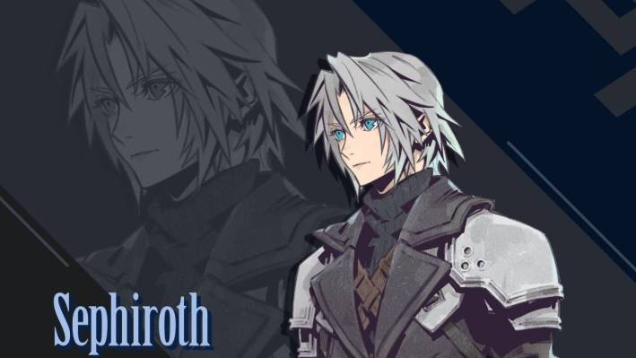 Official artwork of a young Sephiroth from Final Fantasy VII: Ever Crisis.