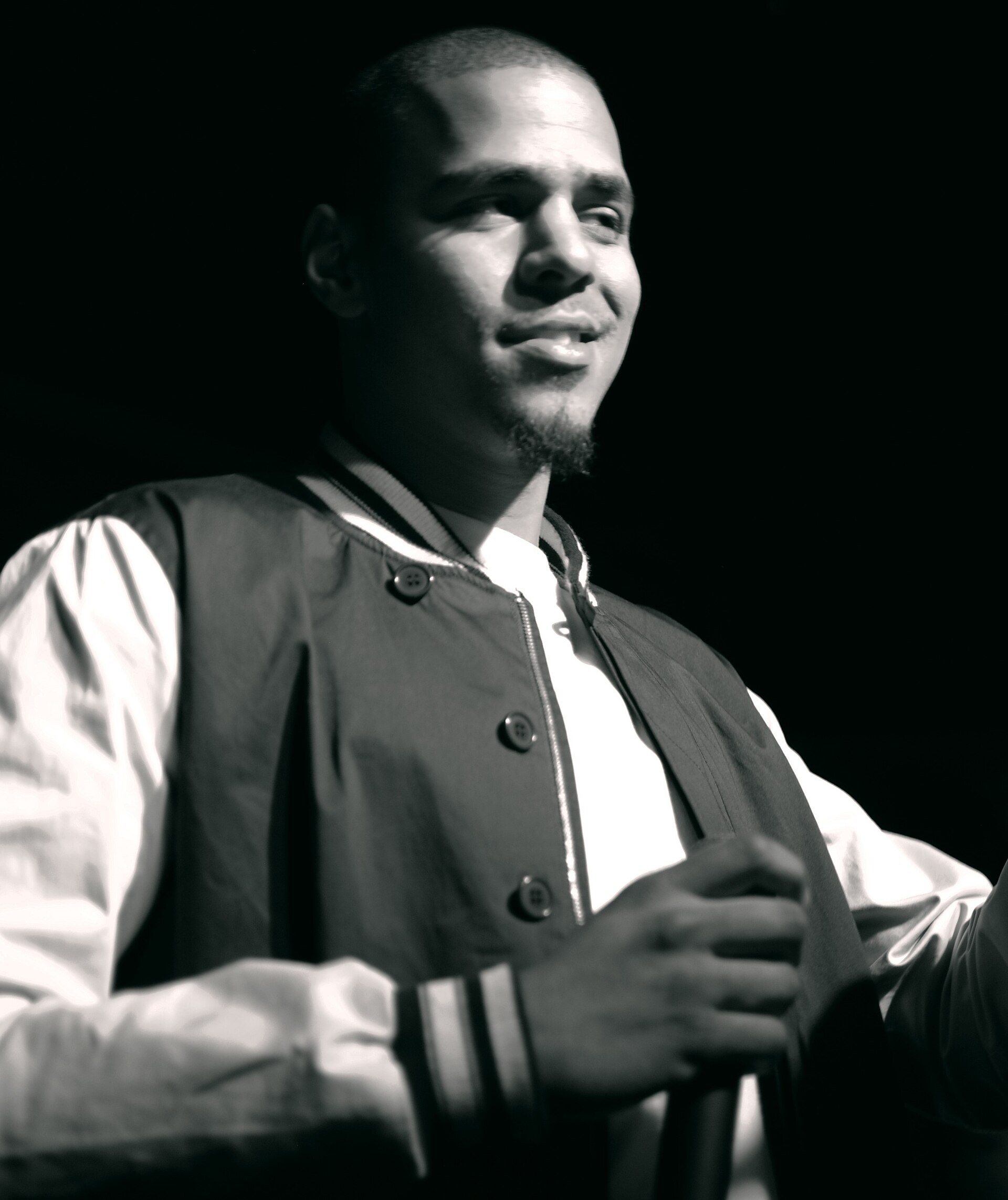 J. Cole performing early in his career