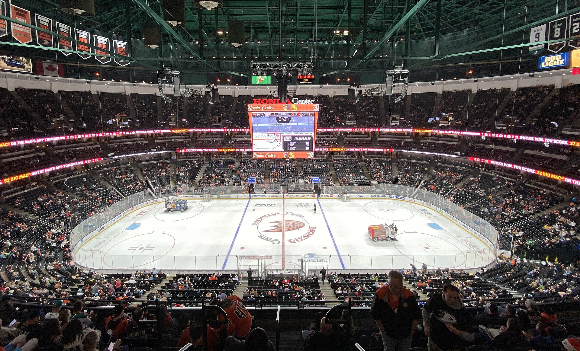 Honda Center in Anaheim, home of the Ducks (file photo)