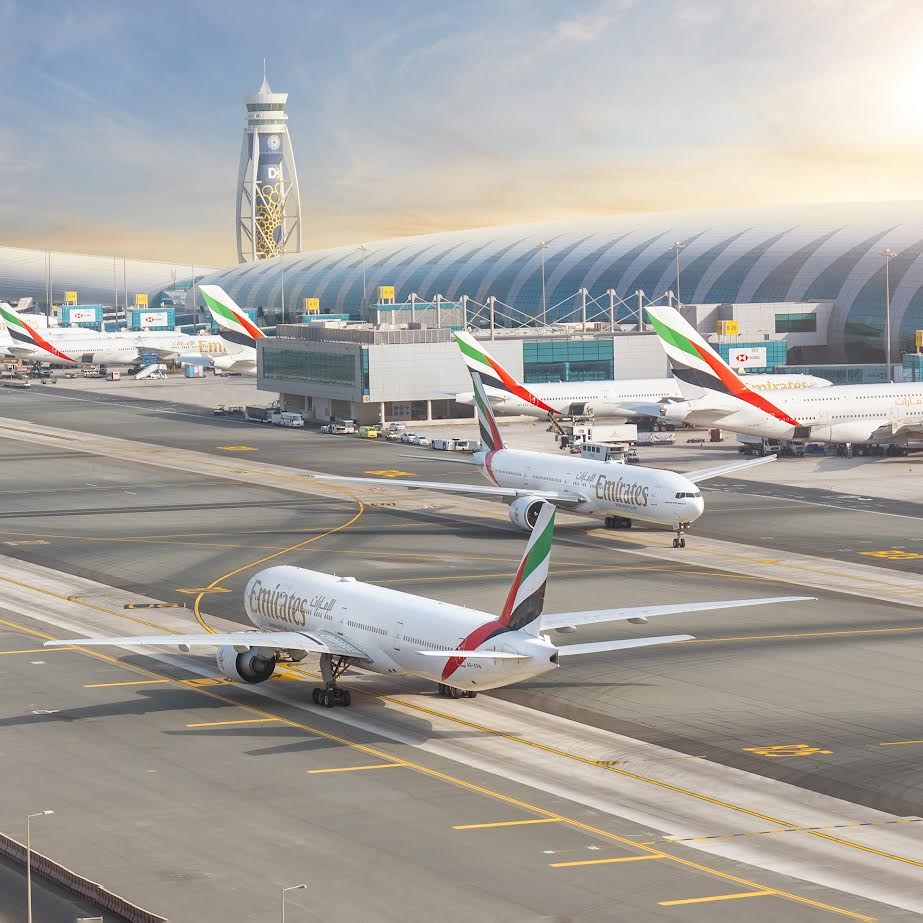 Aircraft at Dubai International Airport