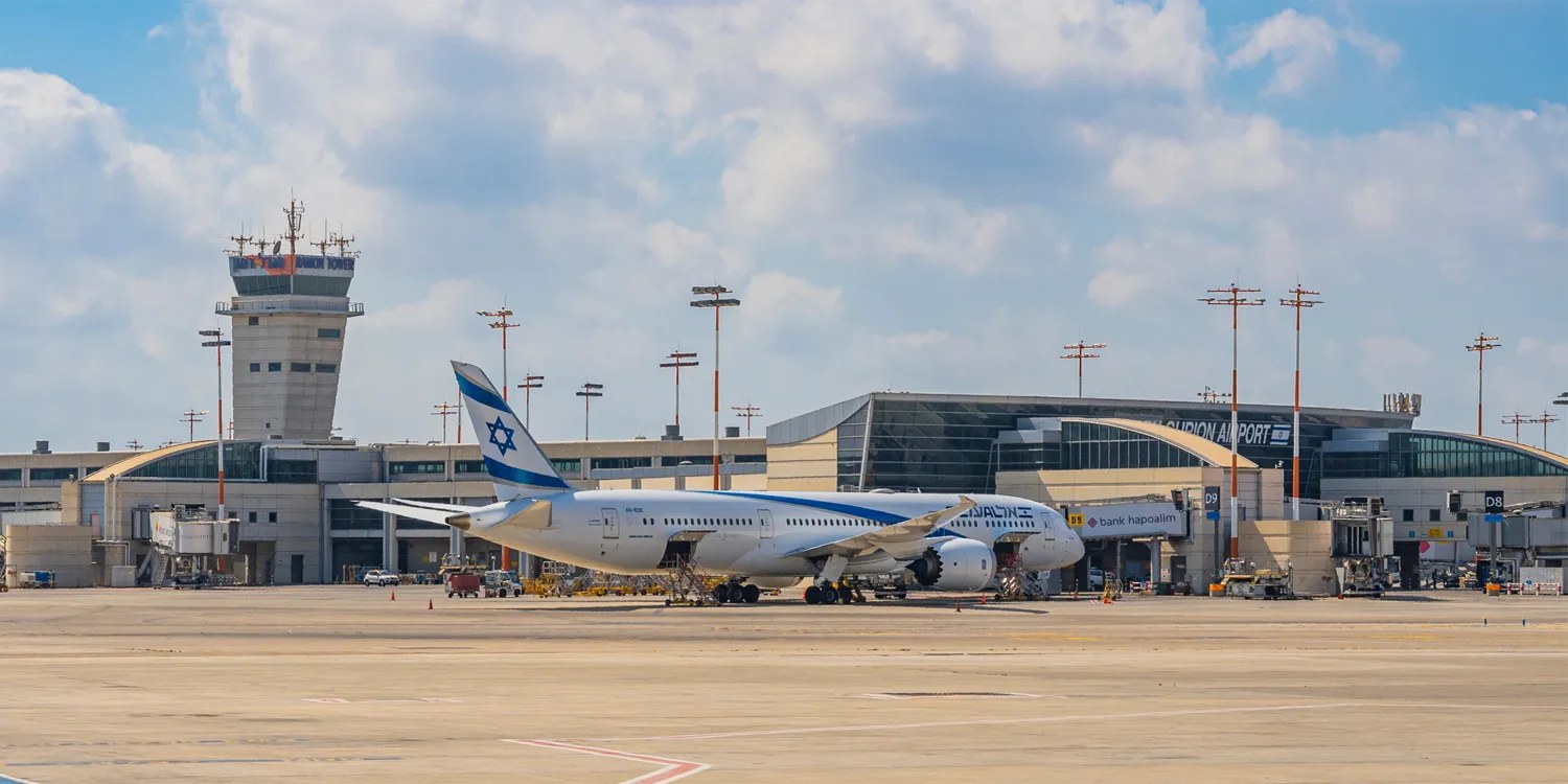 Aircraft at Tel Aviv's Ben Gurion Airport