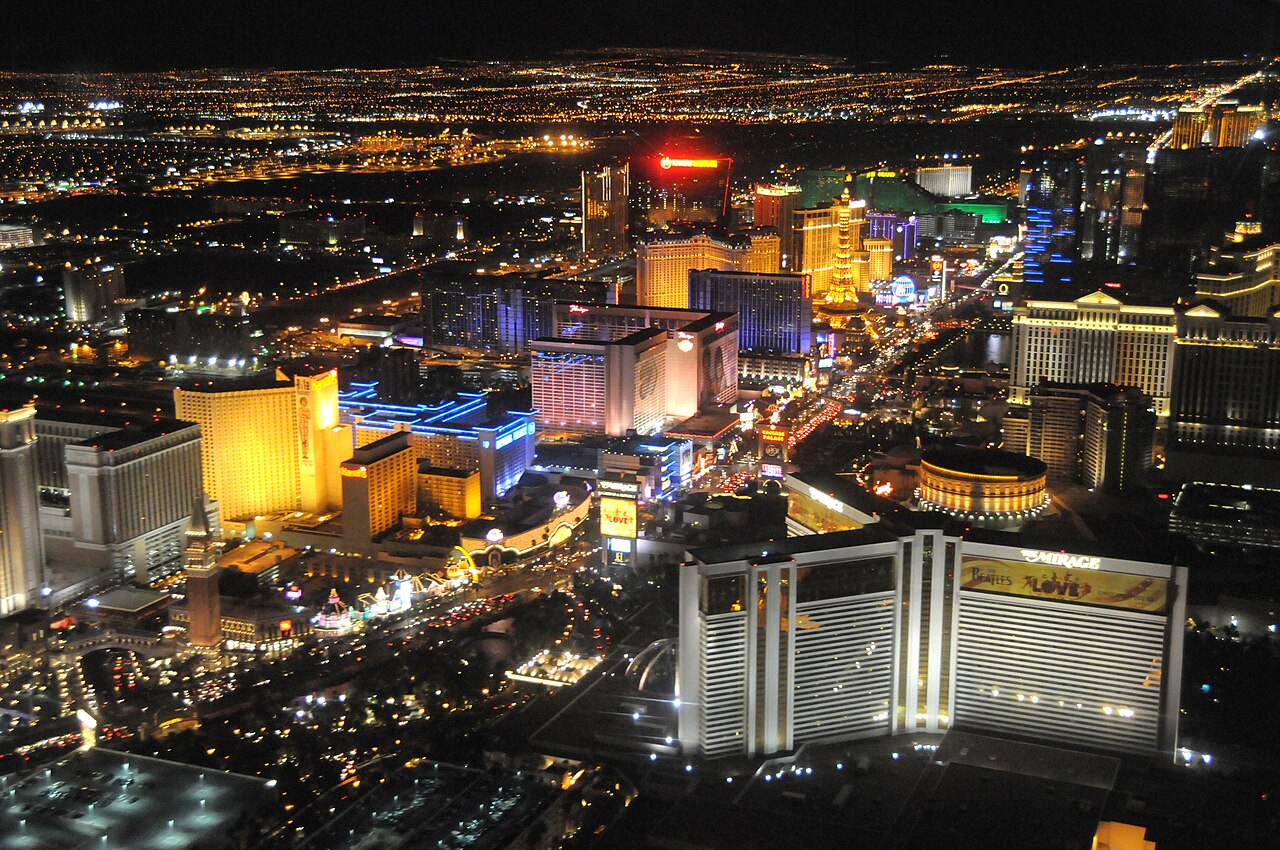 The Las Vegas Strip skyline