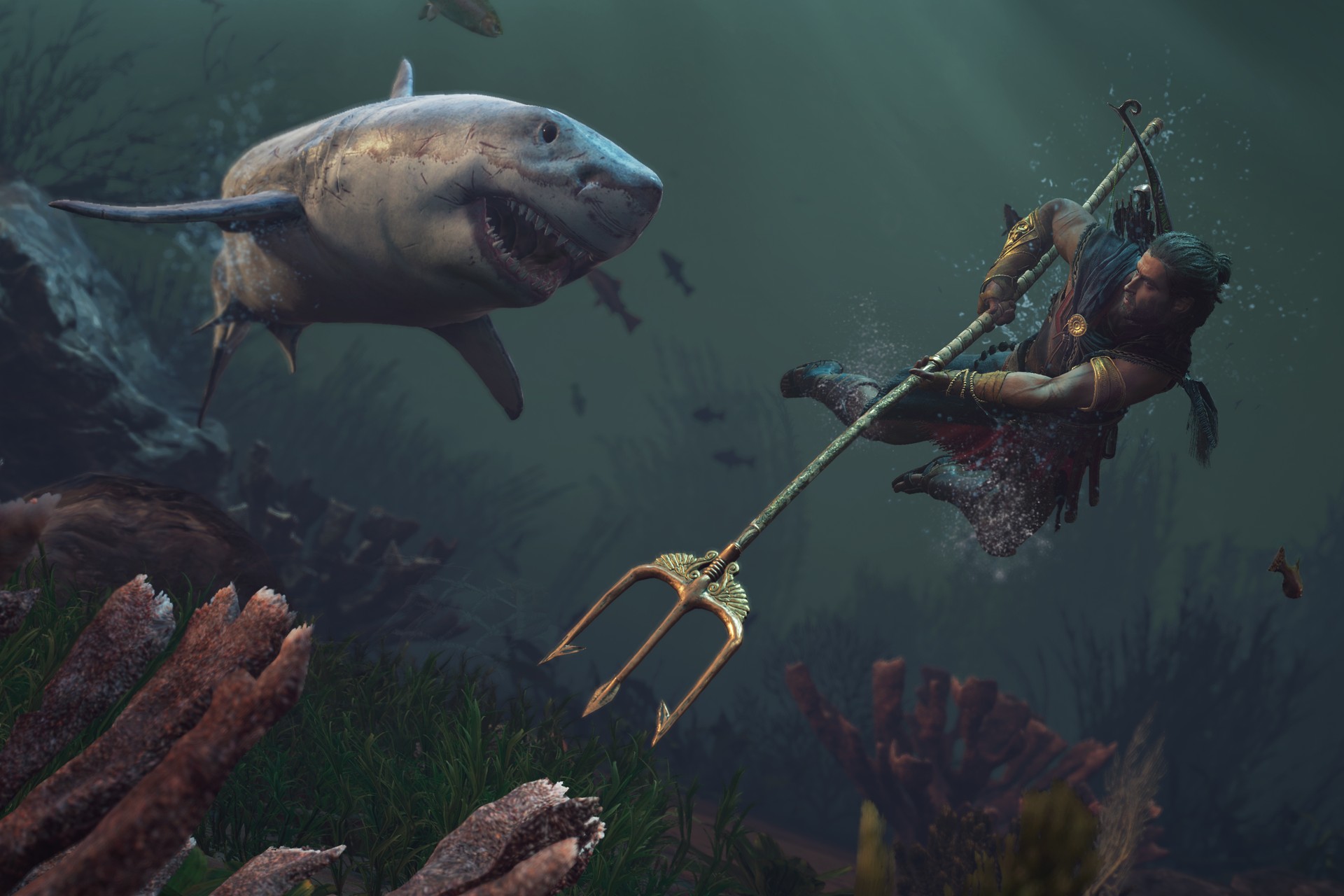 Underwater combat in Ubisoft's Assassin's Creed Odyssey (file photo)