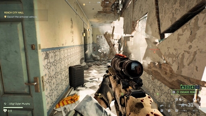Battlefield 6 multiplayer combat scene