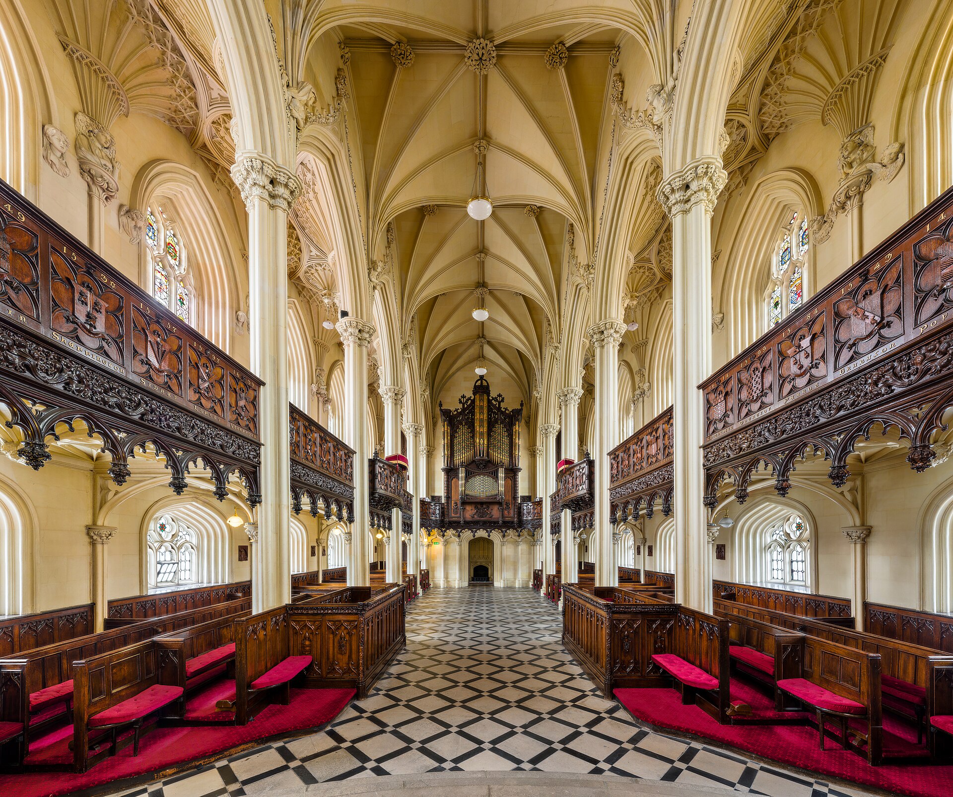 A moody castle interior in warm light (file photo)