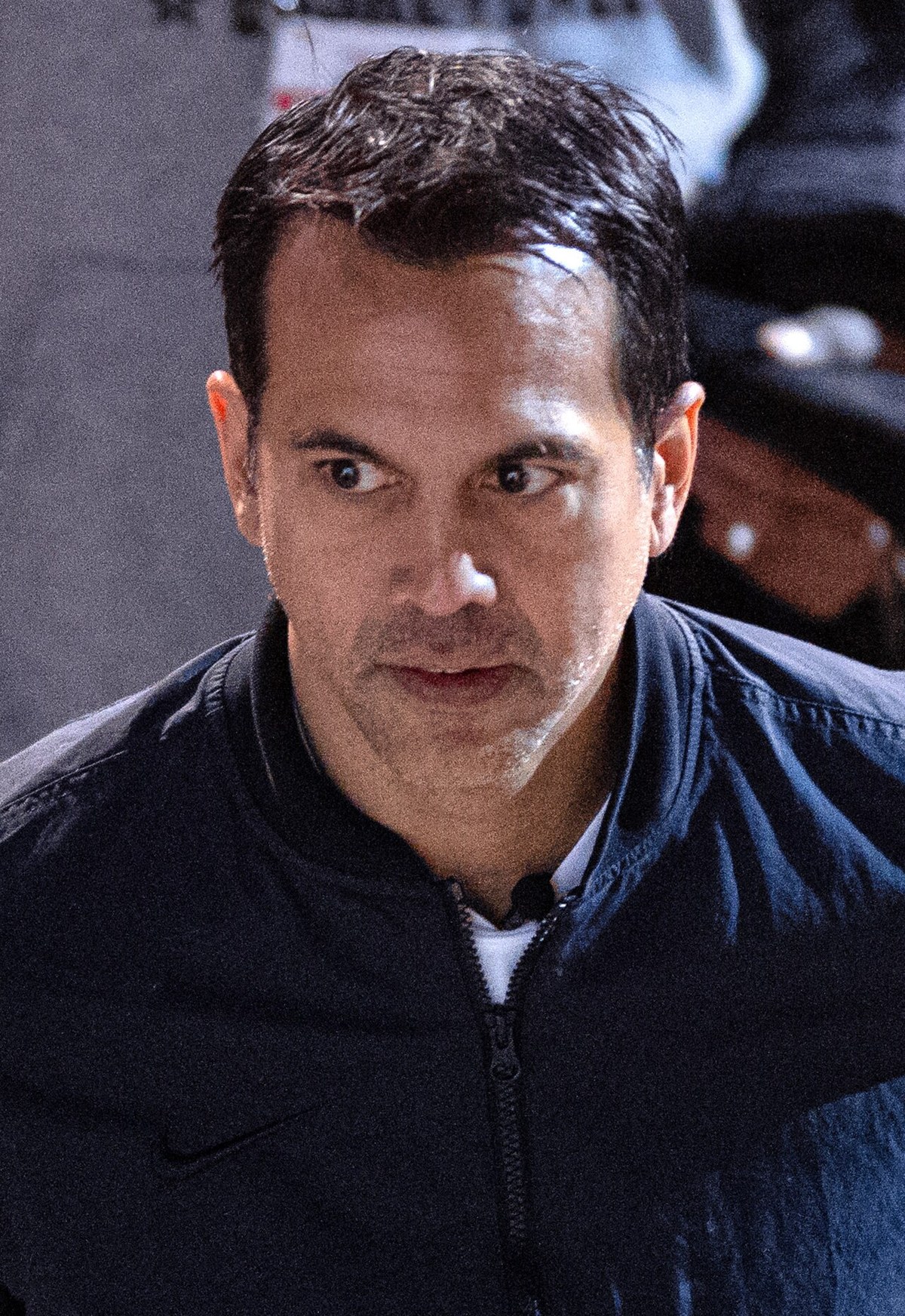 Miami Heat head coach Erik Spoelstra on the sideline